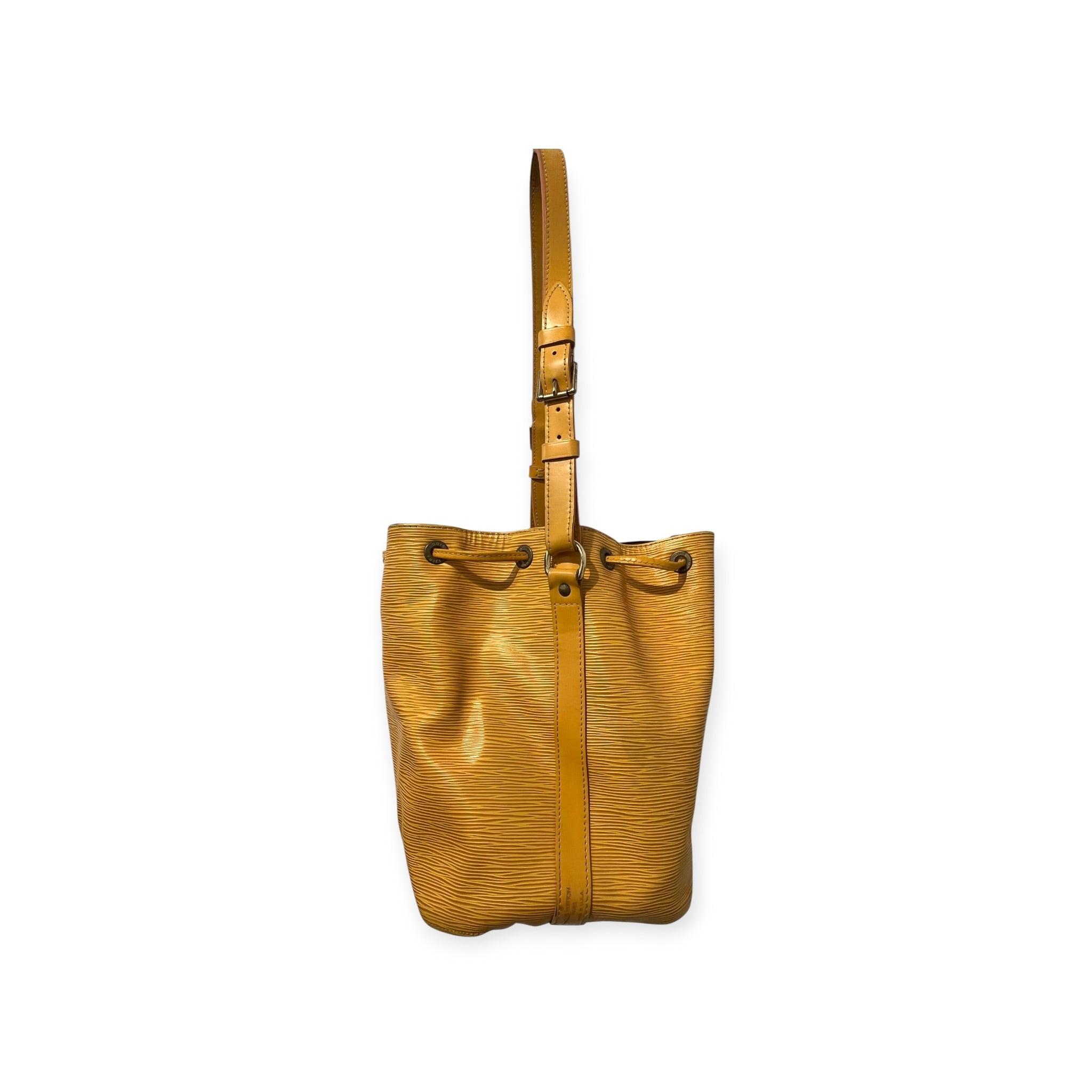 LOUIS VUITTON/Bag/Leather/YEL/YLW LV EPI NOE BUCKET BAG view 3