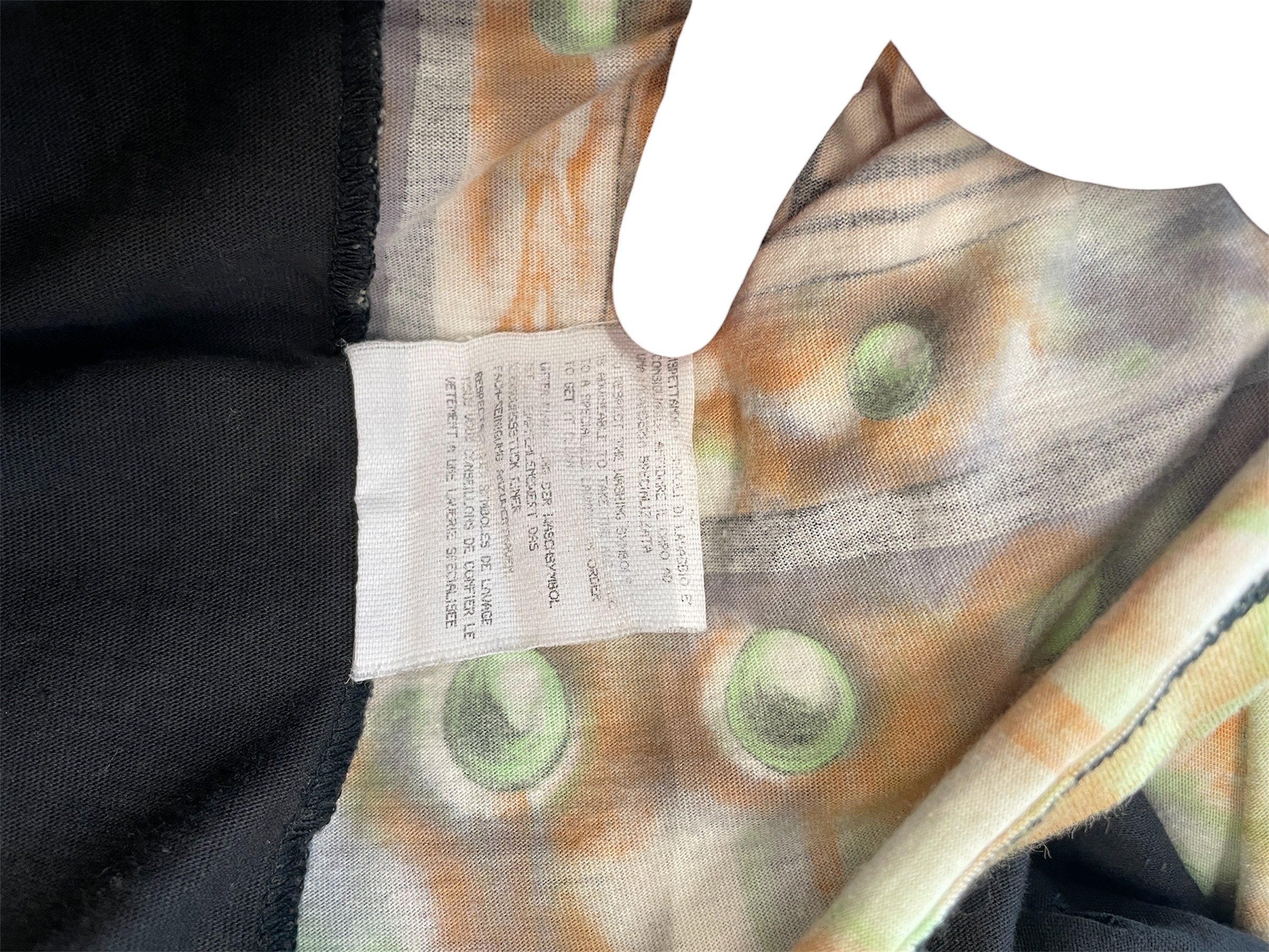 Jean Paul Gaultier/T-Shirt/M/Cotton/MLT/All Over Print/MALLIE\1990 VINTAGE\TIE-DYE view 5