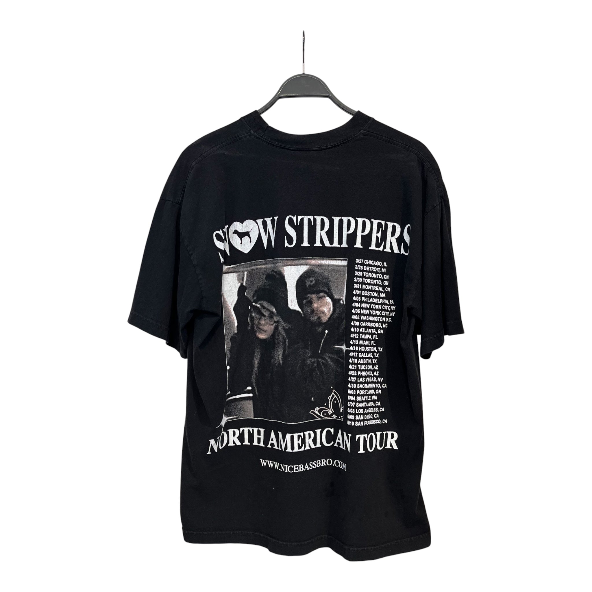 Online Ceramics/T-Shirt/L/Cotton/BLK/SNOW STRIPPERS 2024 TOUR TEE view 2