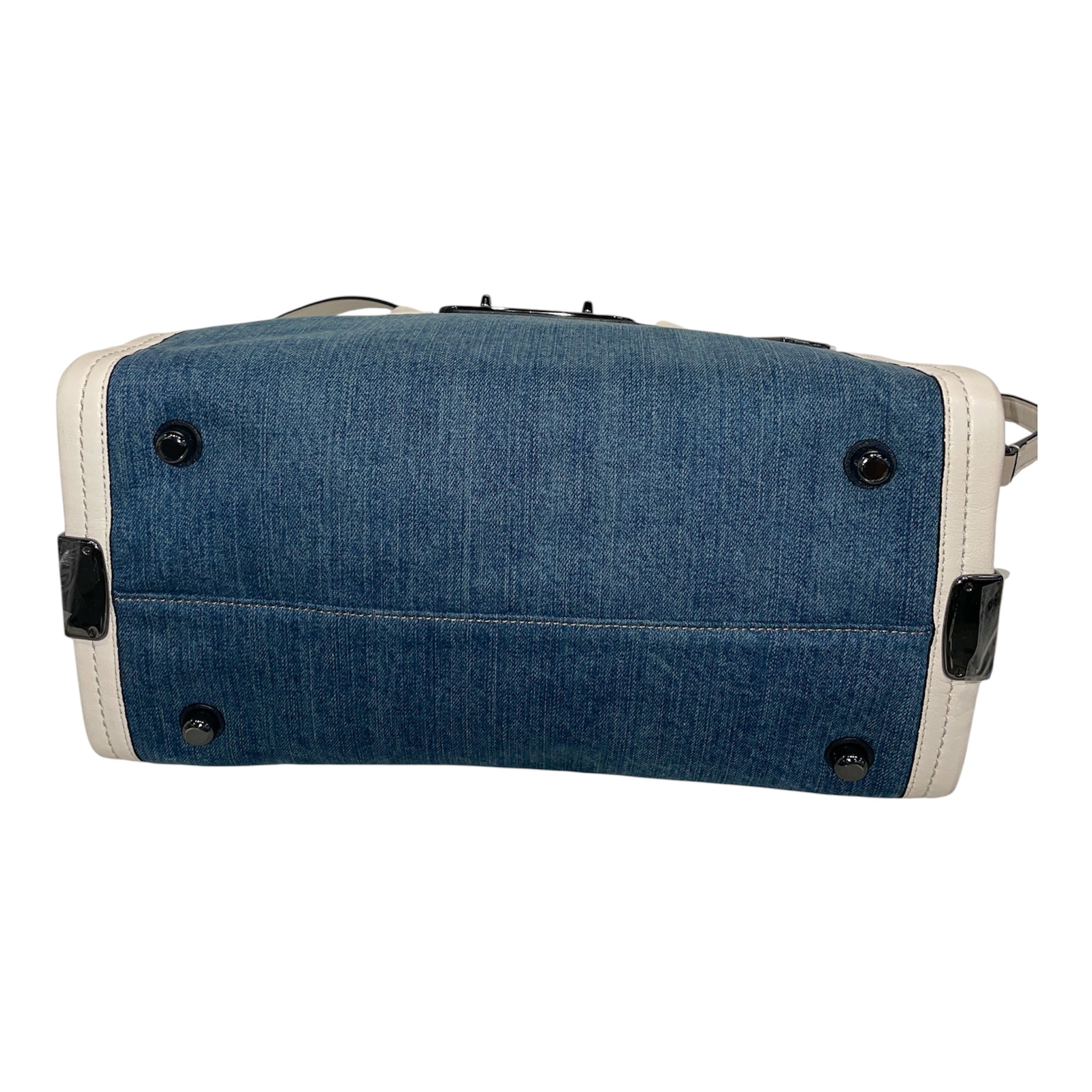 COACH/Hand Bag/Leather/NVY/Swagger Carryall In Denim view 3