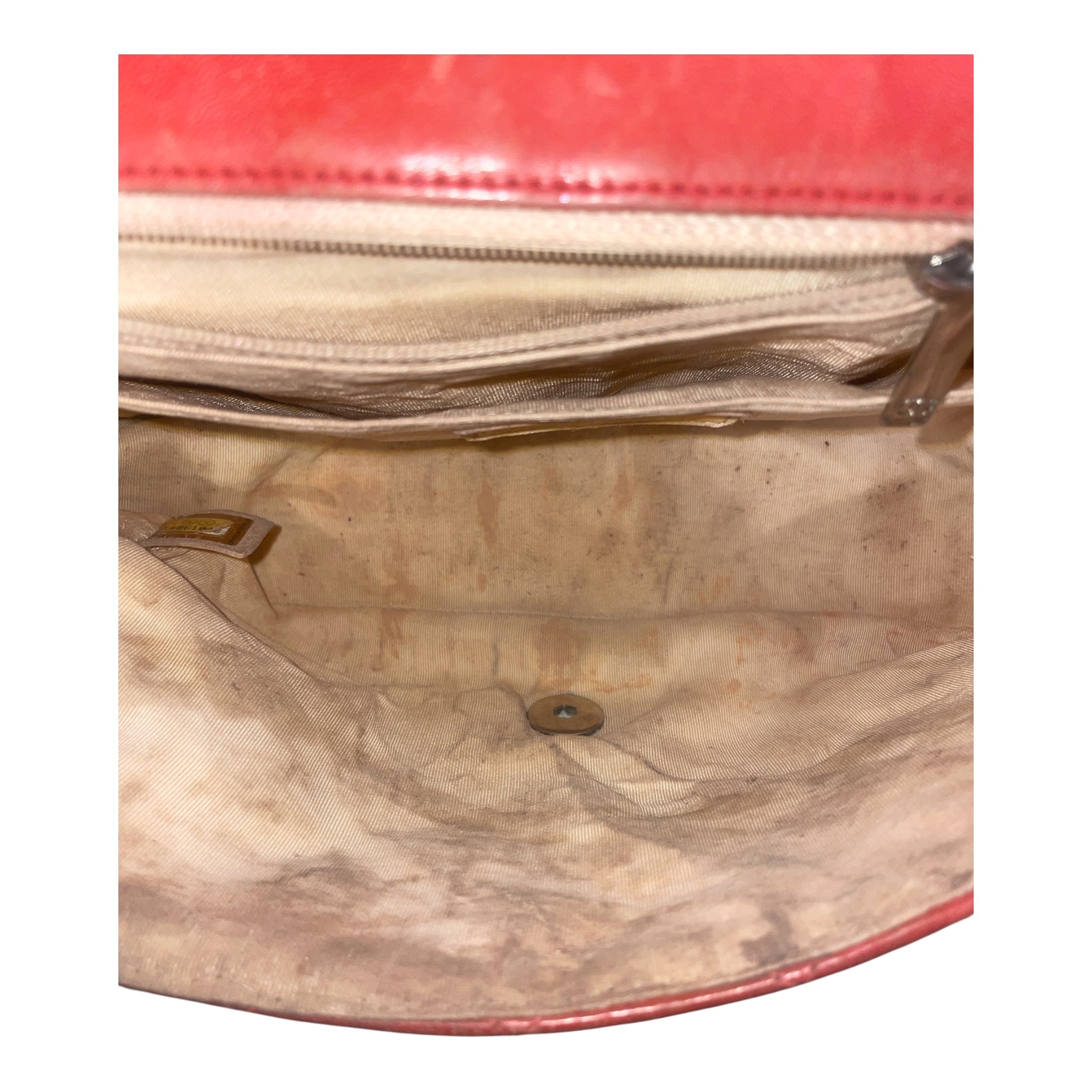 CHANEL/Bag/Leather/RED/COWHIDE CLASSIC DOUBLE FLAP view 4