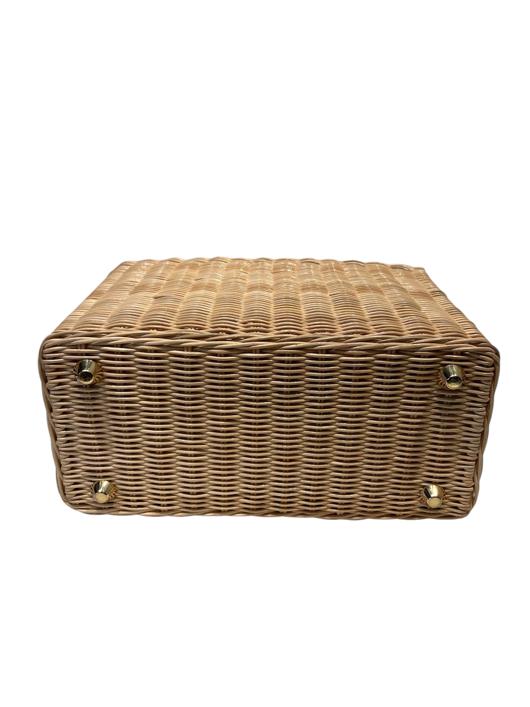 PRADA/Tote Bag/BEG/WICKER HANDBAG view 3