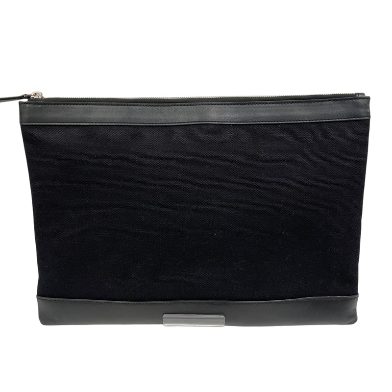 BALENCIAGA/Clutch Bag/Black/Cotton/