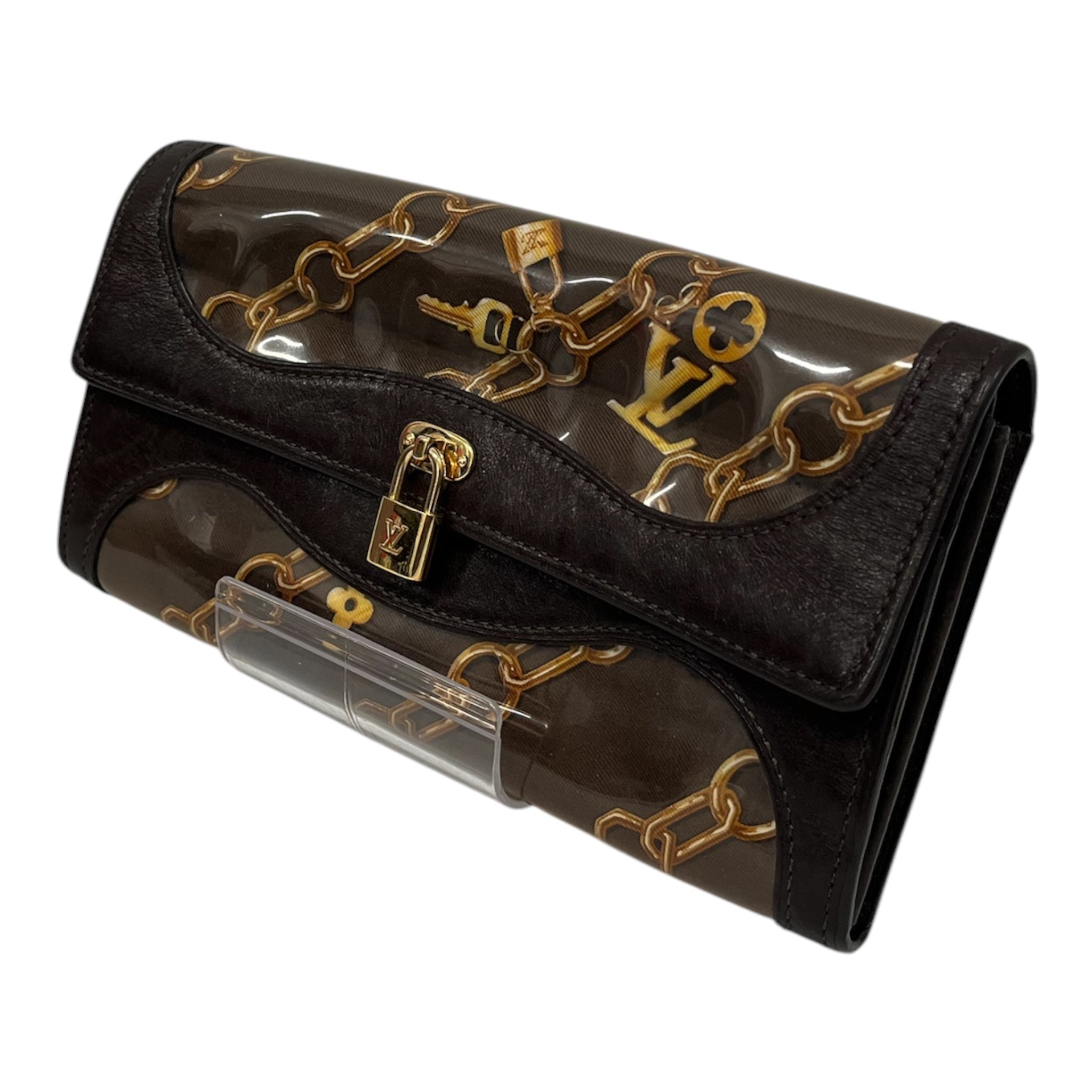 LOUIS VUITTON/Long Wallet/All Over Print/Leather/BRW/MONOGRAM CHARM WALLET ' view 3