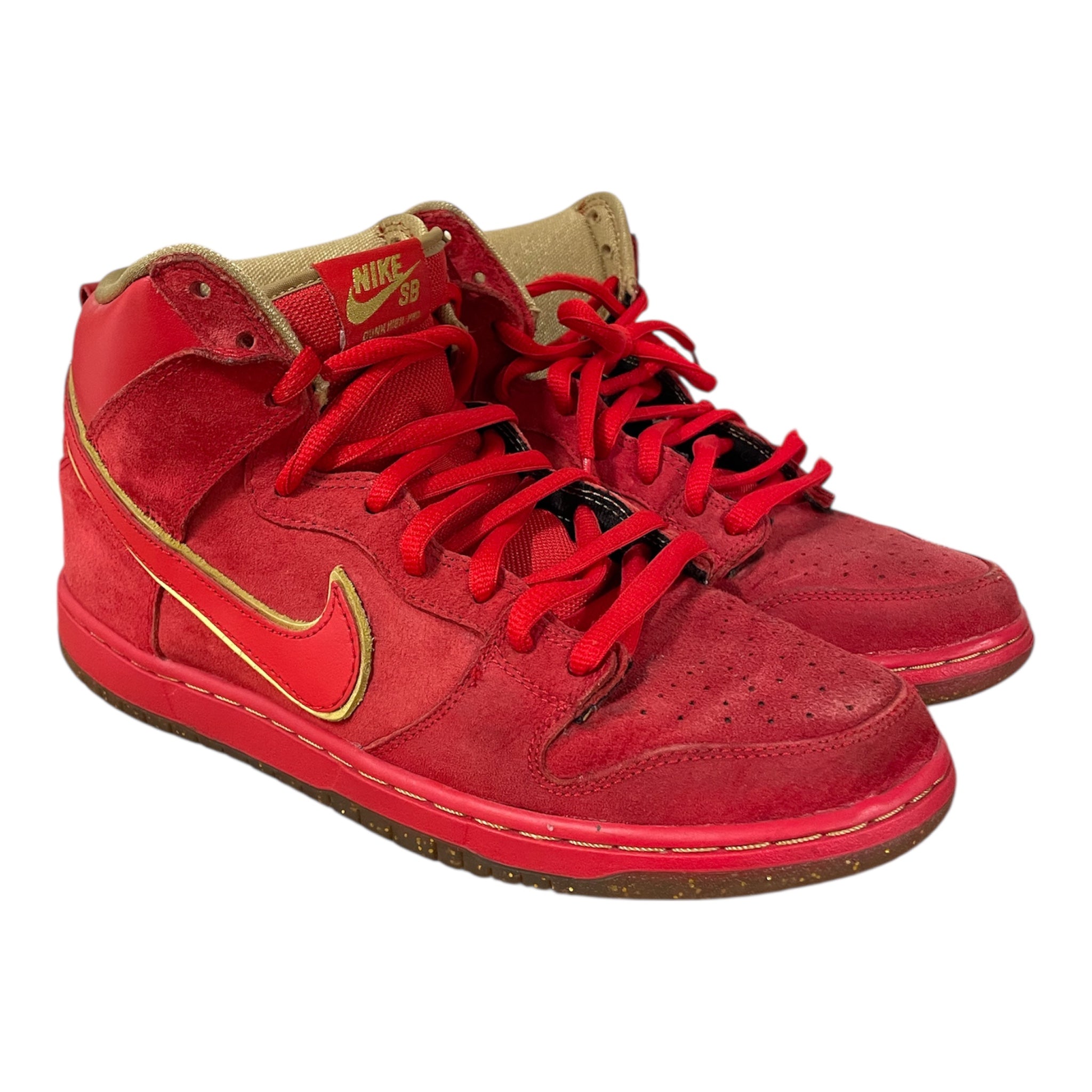NIKE/Hi-Sneakers/US 11/Suede/RED/313171-667 view 1