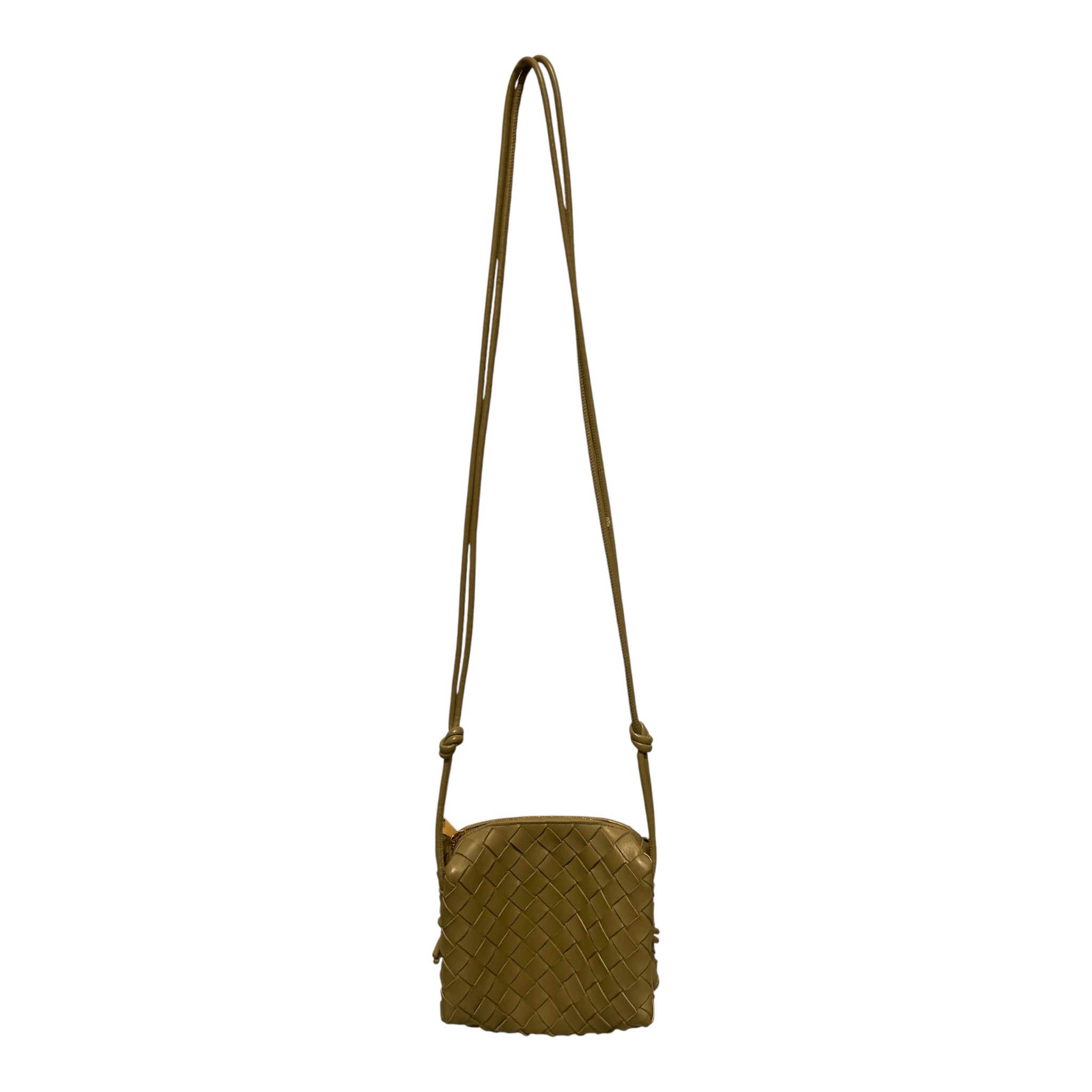 BOTTEGA VENETA/Cross Body Bag/Leather/GRN/MINI LOOP CAMERA BAG view 2