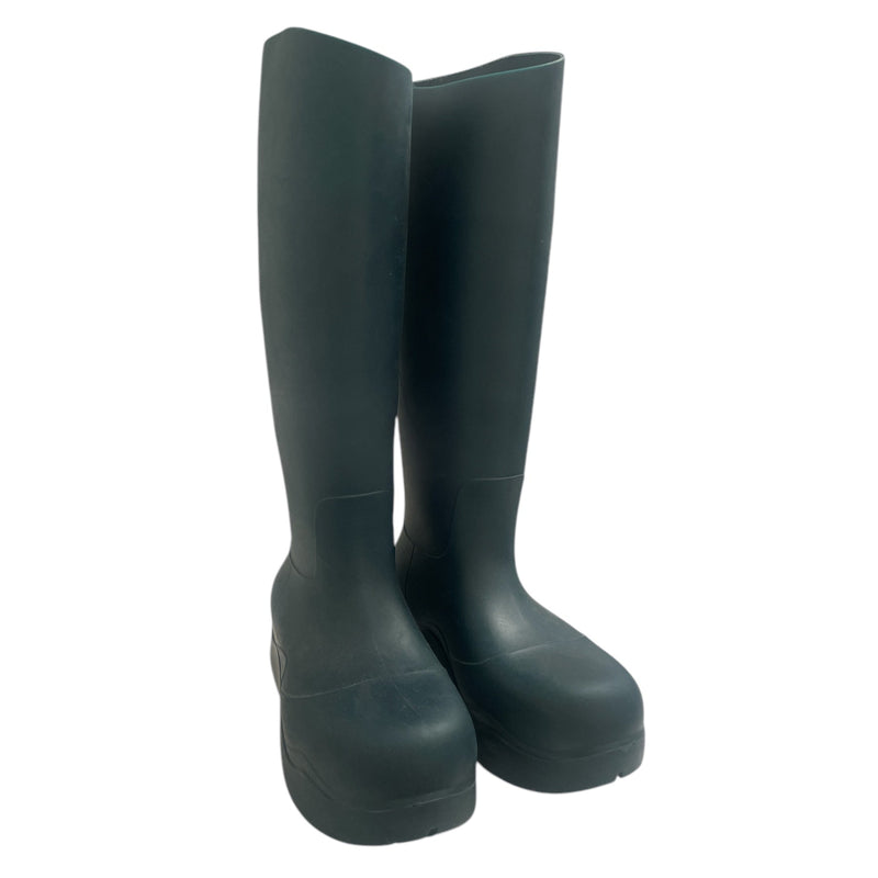 BOTTEGA VENETA/Long Boots/EU 39/Polyester/GRN/LONG BOTTEGA RAIN BOOTS