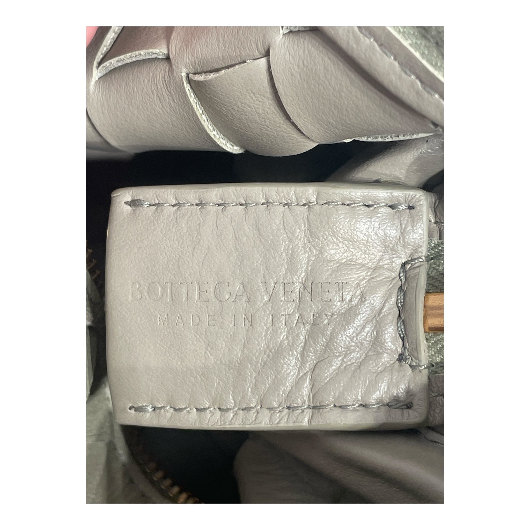 BOTTEGA VENETA/Cross Body Bag/Leather/GRN/MINI LOOP CAMERA BAG view 5