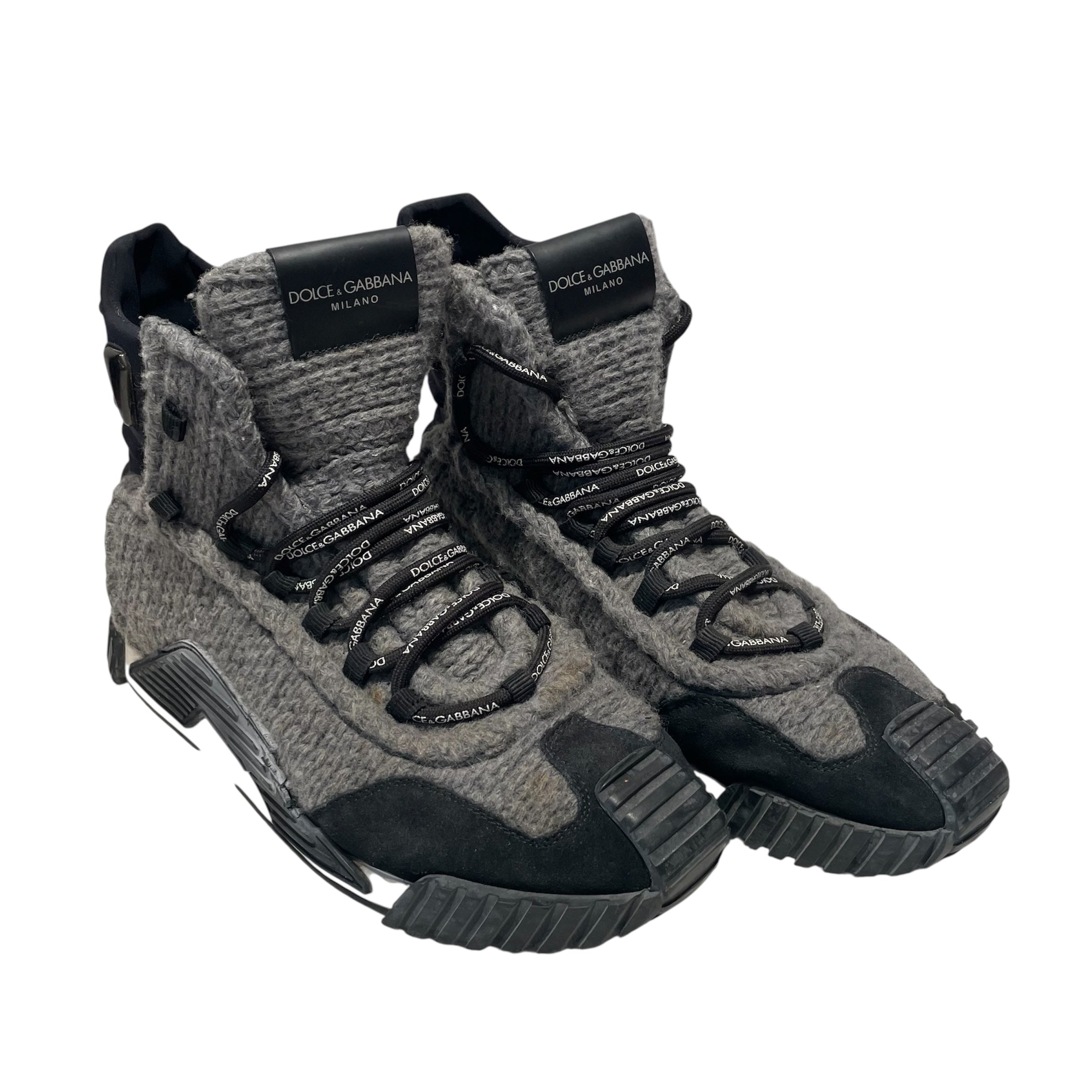 DOLCE&GABBANA/Hi-Sneakers/US 12/GRY/NS1 HIGH TOP view 1