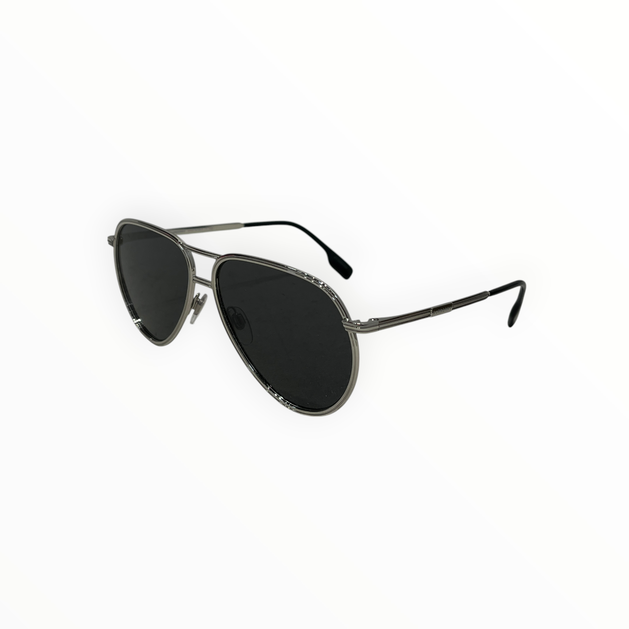 BURBERRY LONDON/Sunglasses/Titanium/SLV/M's/B3135 view 2