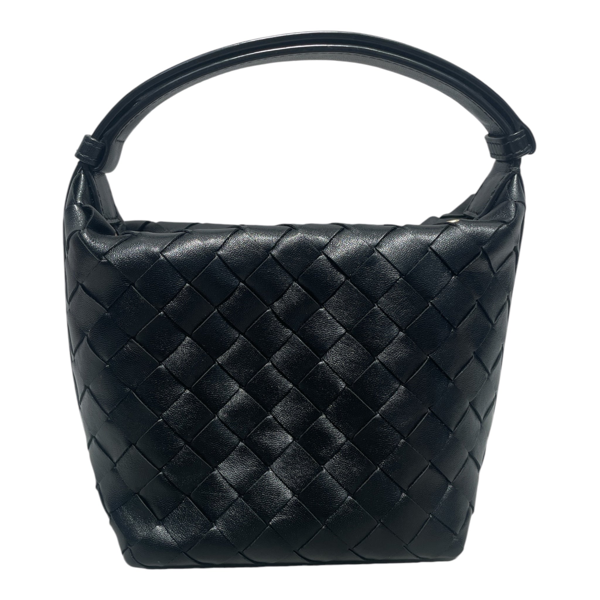 BOTTEGA VENETA/Hand Bag/BLK/MINI WALLACE BAG view 1