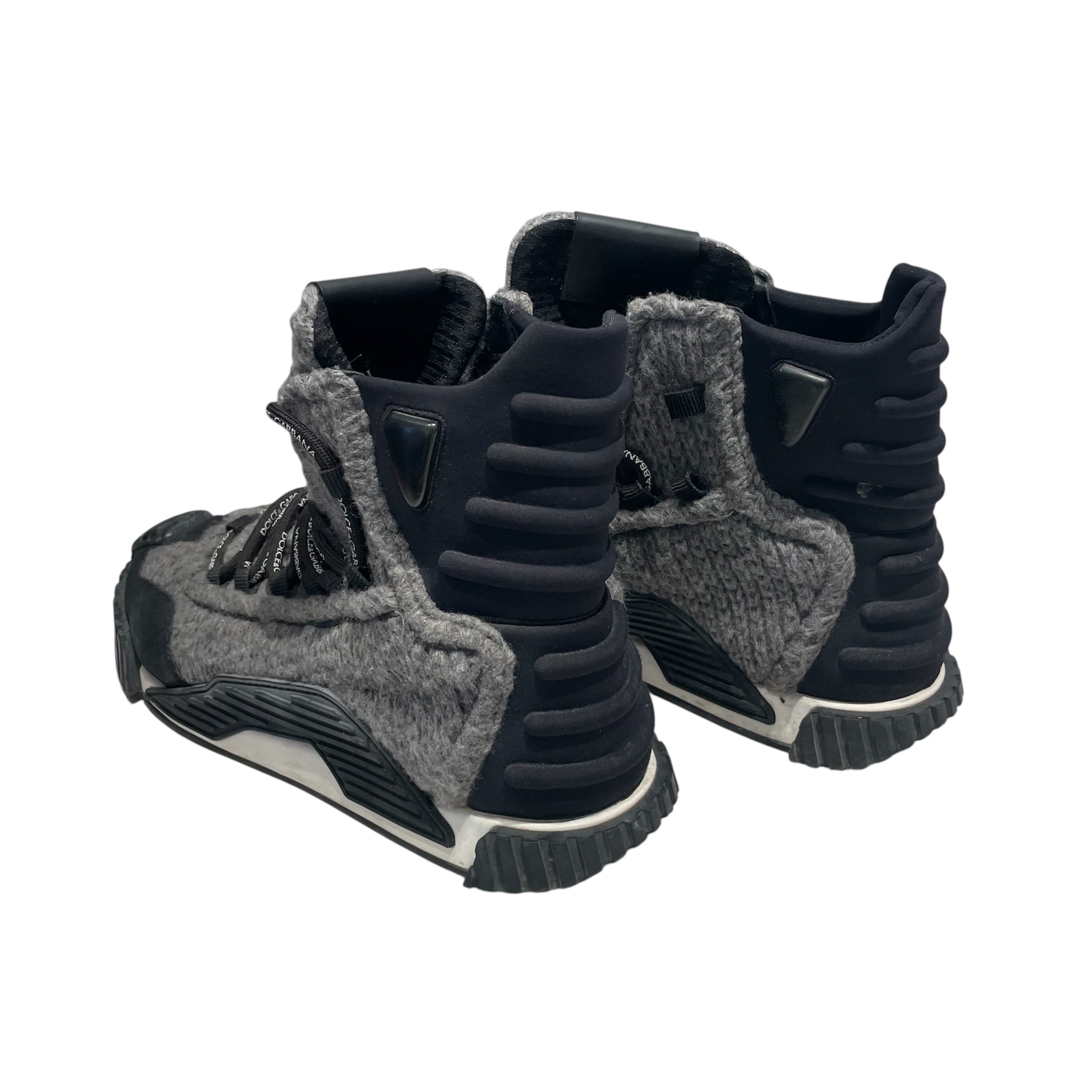 DOLCE&GABBANA/Hi-Sneakers/US 12/GRY/NS1 HIGH TOP view 2
