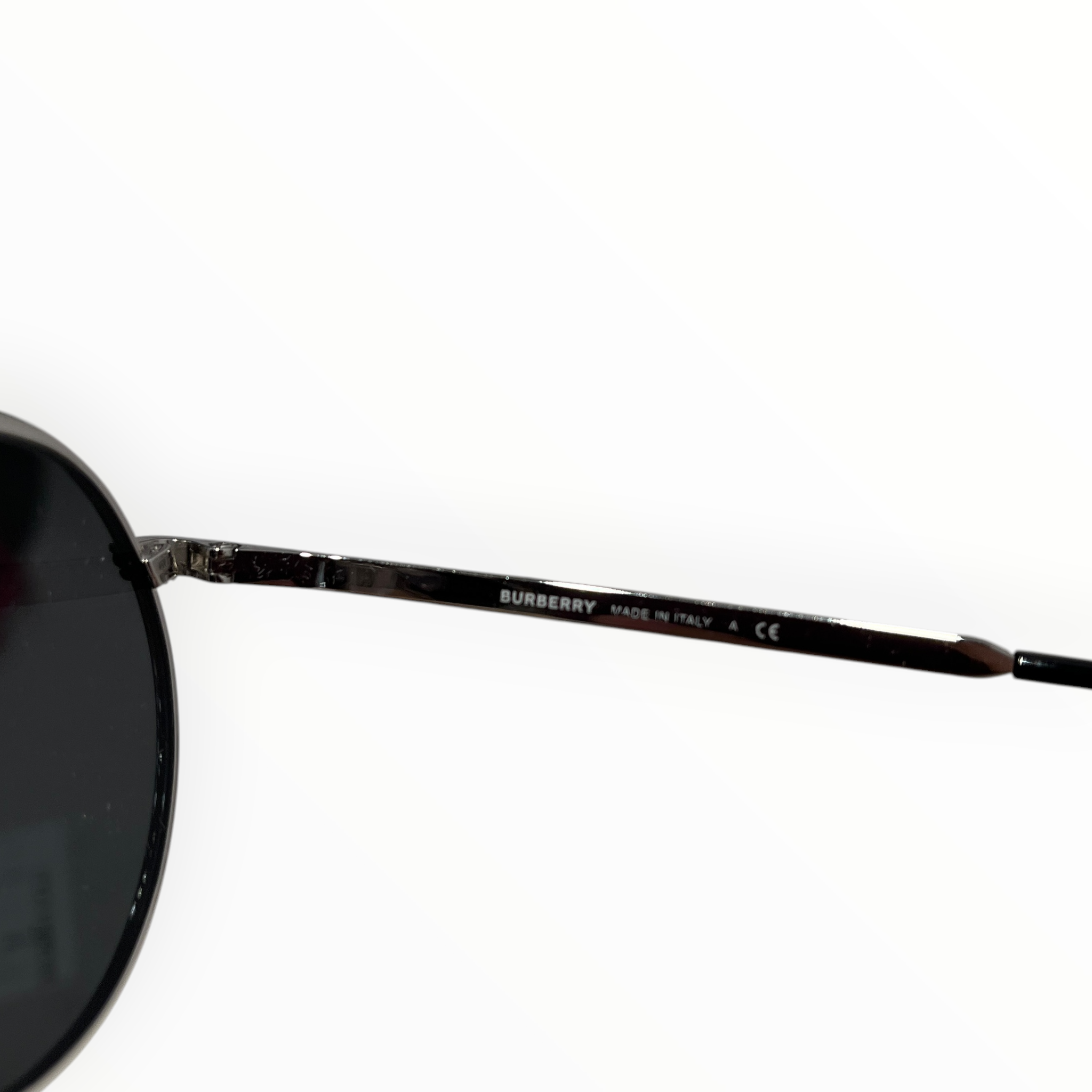 BURBERRY LONDON/Sunglasses/Titanium/SLV/M's/B3135 view 3