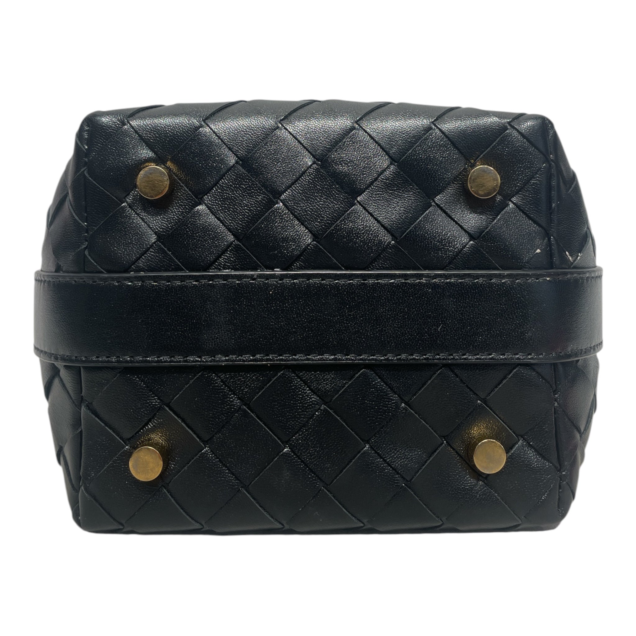 BOTTEGA VENETA/Hand Bag/BLK/MINI WALLACE BAG view 3