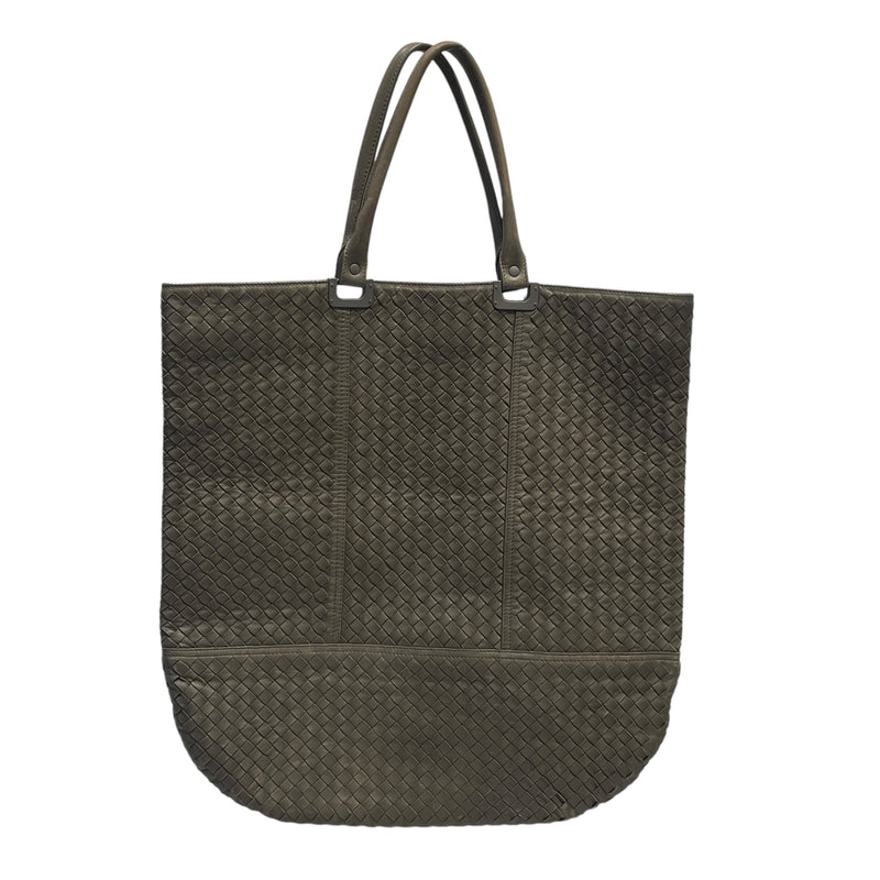 BOTTEGA VENETA/Tote Bag/Leather/GRY/