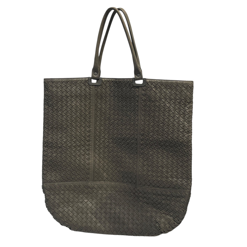 BOTTEGA VENETA/Tote Bag/Leather/GRY/