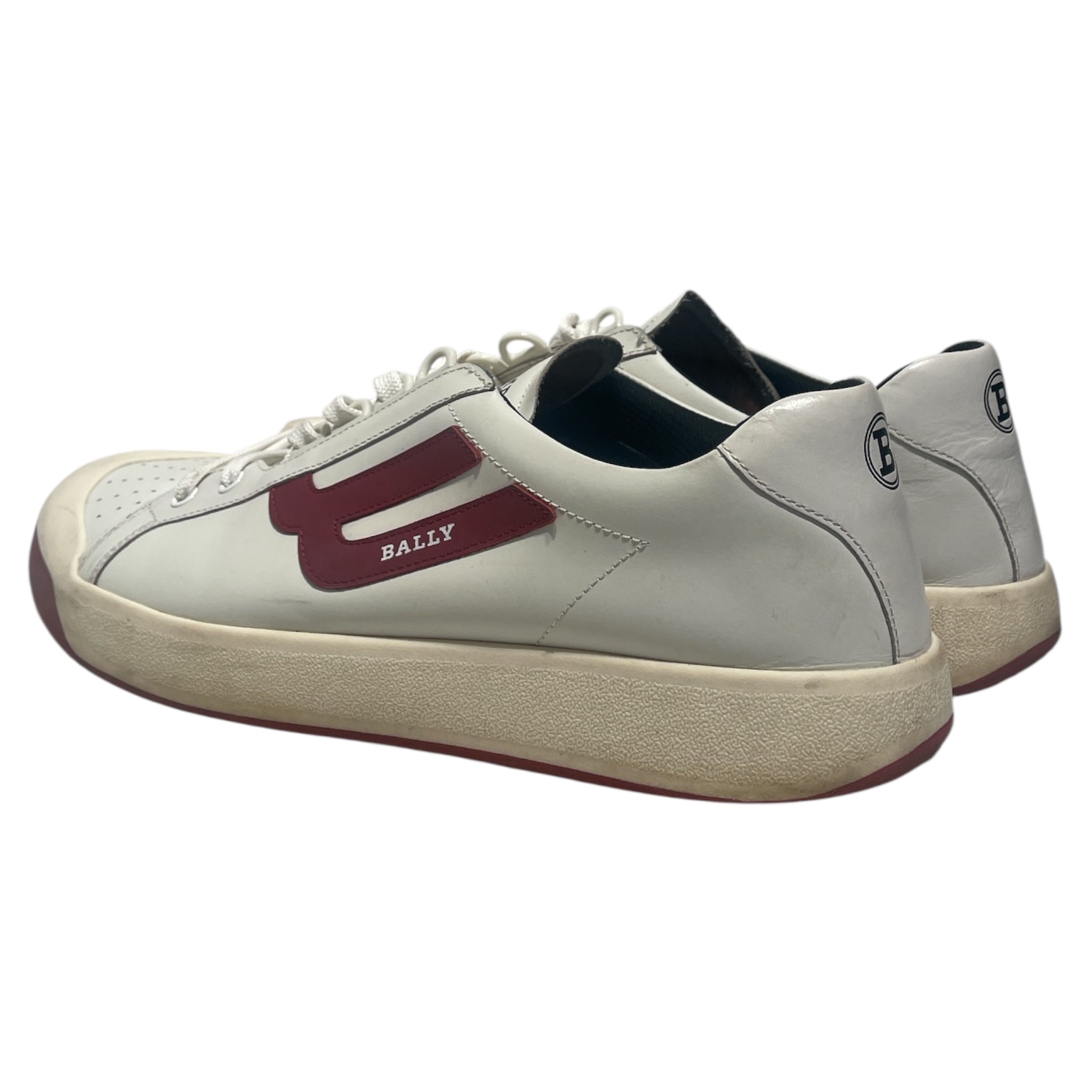 BALLY/Low-Sneakers/US 11.5/Leather/WHT/New Competition Red view 2