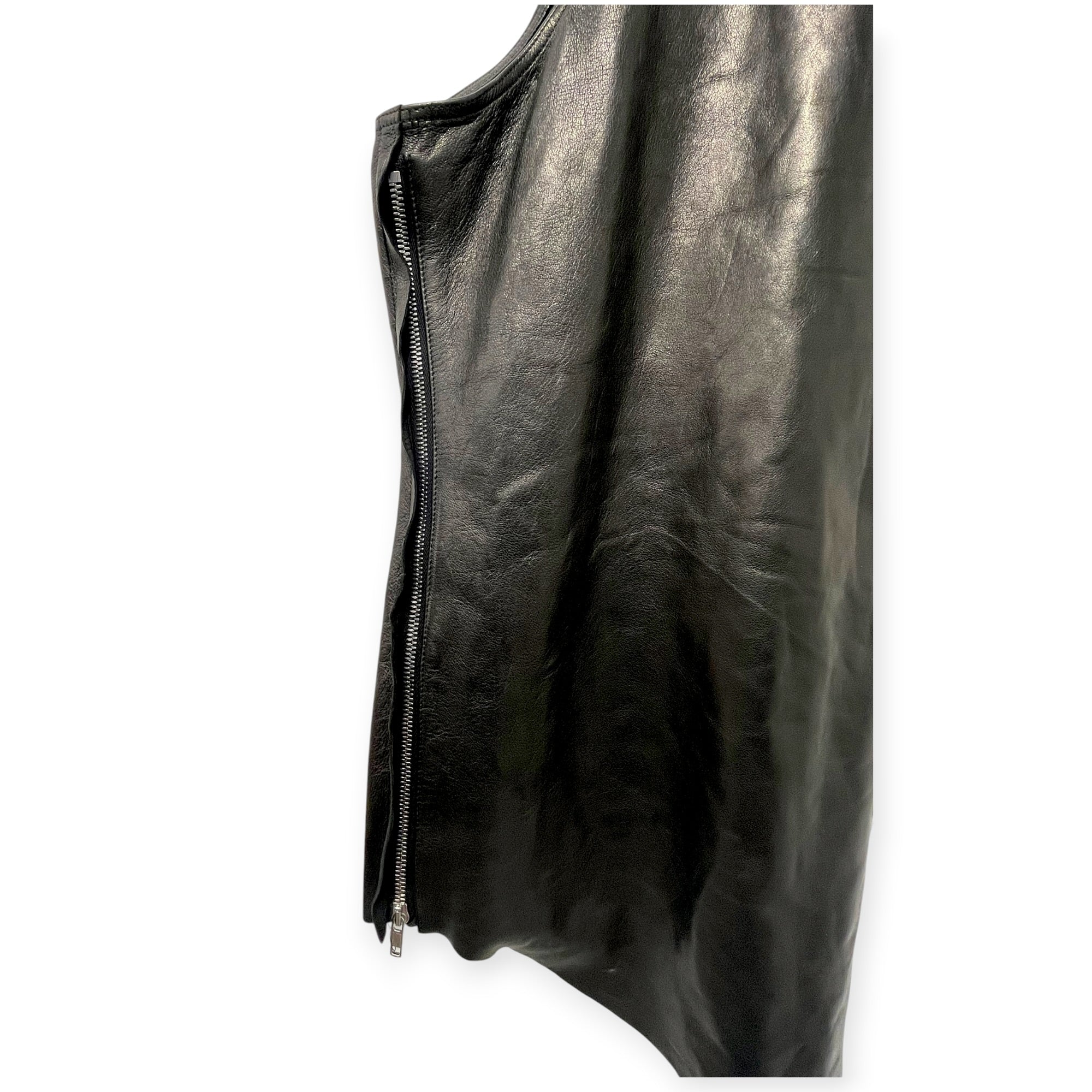 Rick Owens/Tank Top/50/Leather/BLK/LIDO LEATHER TANK BNWT view 3