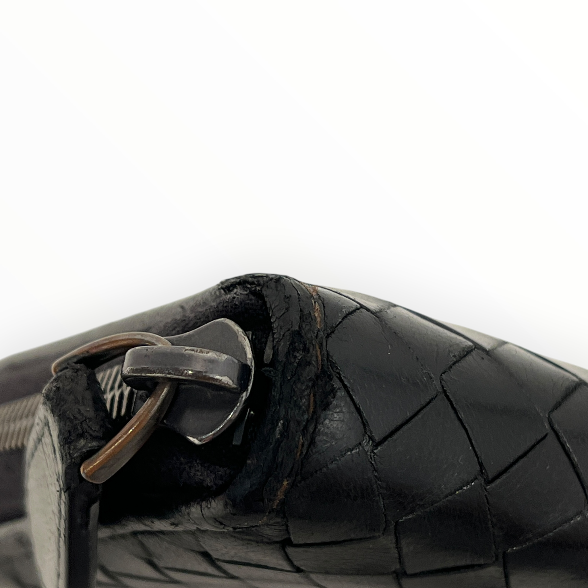 BOTTEGA VENETA/Long Wallet/Leather/BLK/L's/Intrecciato Zip Around Wallet view 9