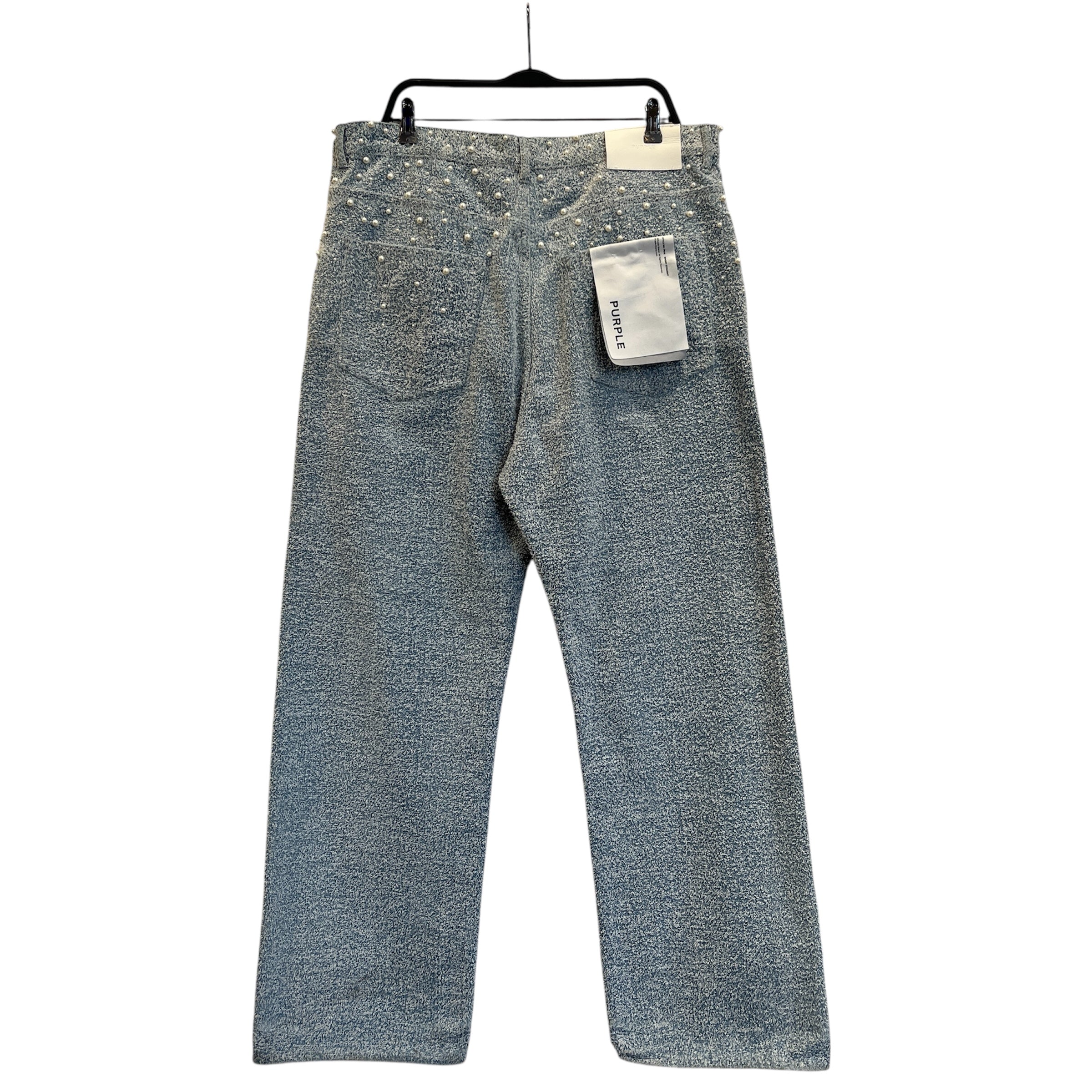 PURPLE BRAND/Straight Pants/36/BLU/All Over Print/TEXTURED PEARL view 2