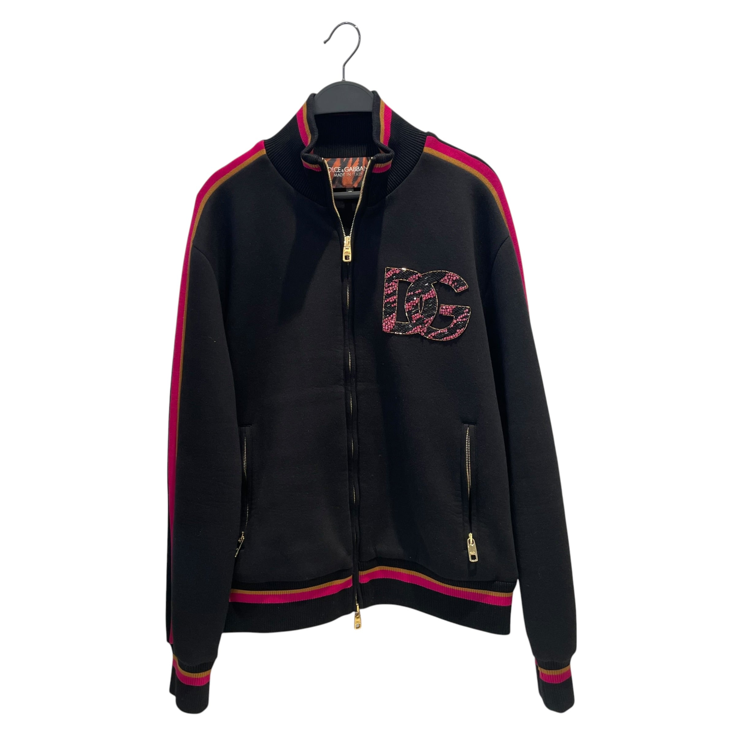 DOLCE&GABBANA/Tailored Jkt/42/Cotton/BLK/Dolce&Gabana Stripe Jkt view 1