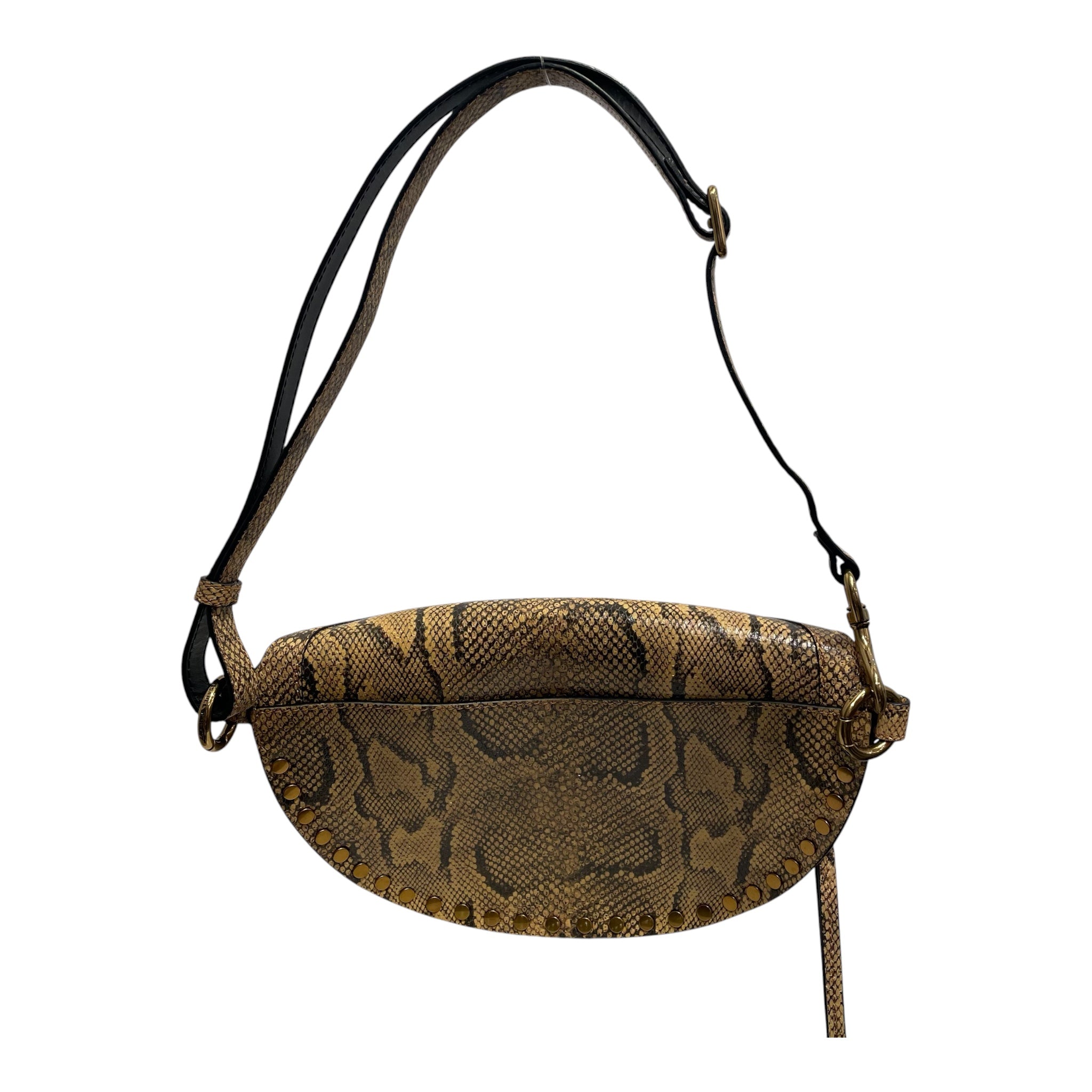 ISABEL MARANT/Fanny Pack/Animal Pattern/Leather/GLD/SNAKE SKIN / GOLD STUDS view 2