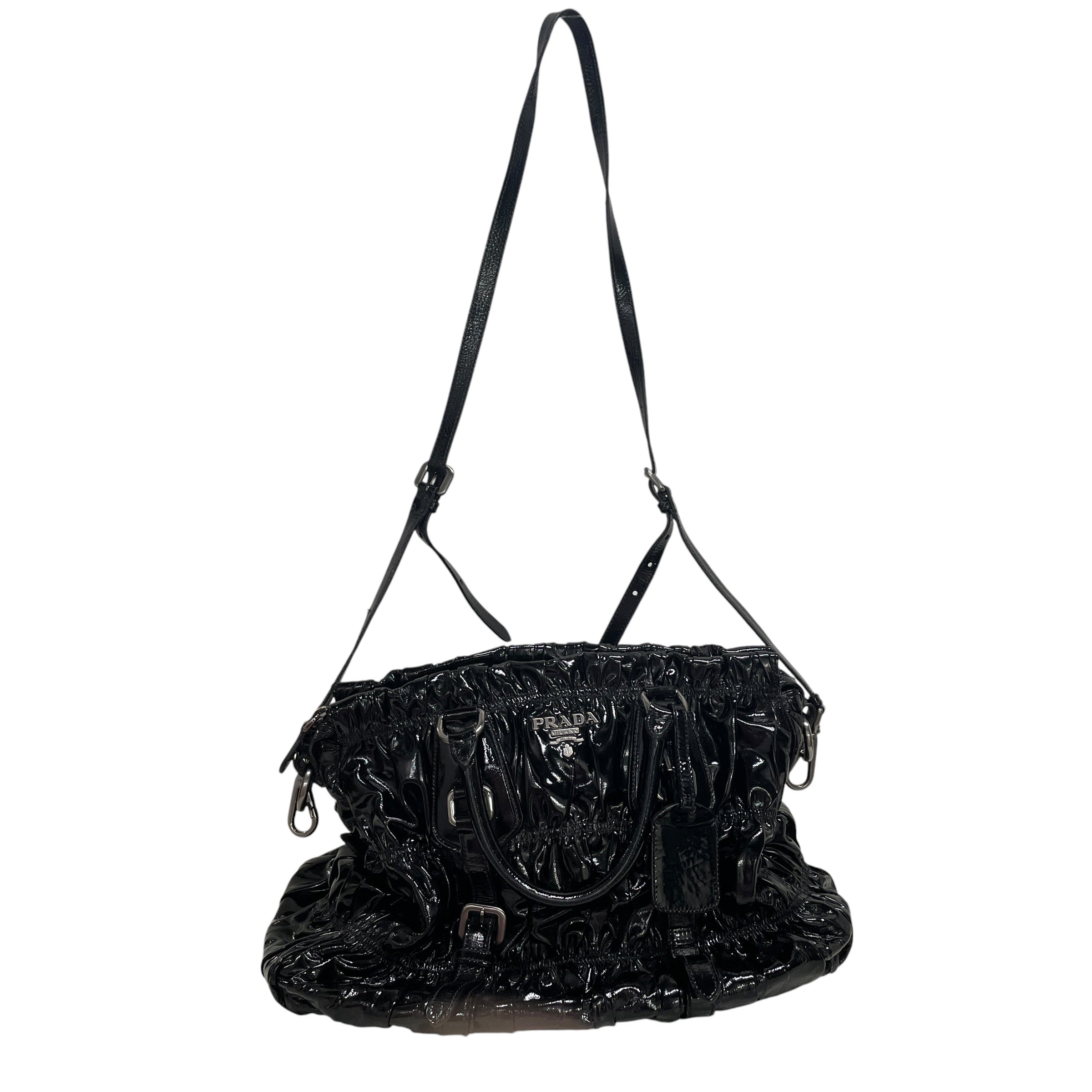 PRADA/Hand Bag/All Over Print/BLK/2QJKWQR view 1