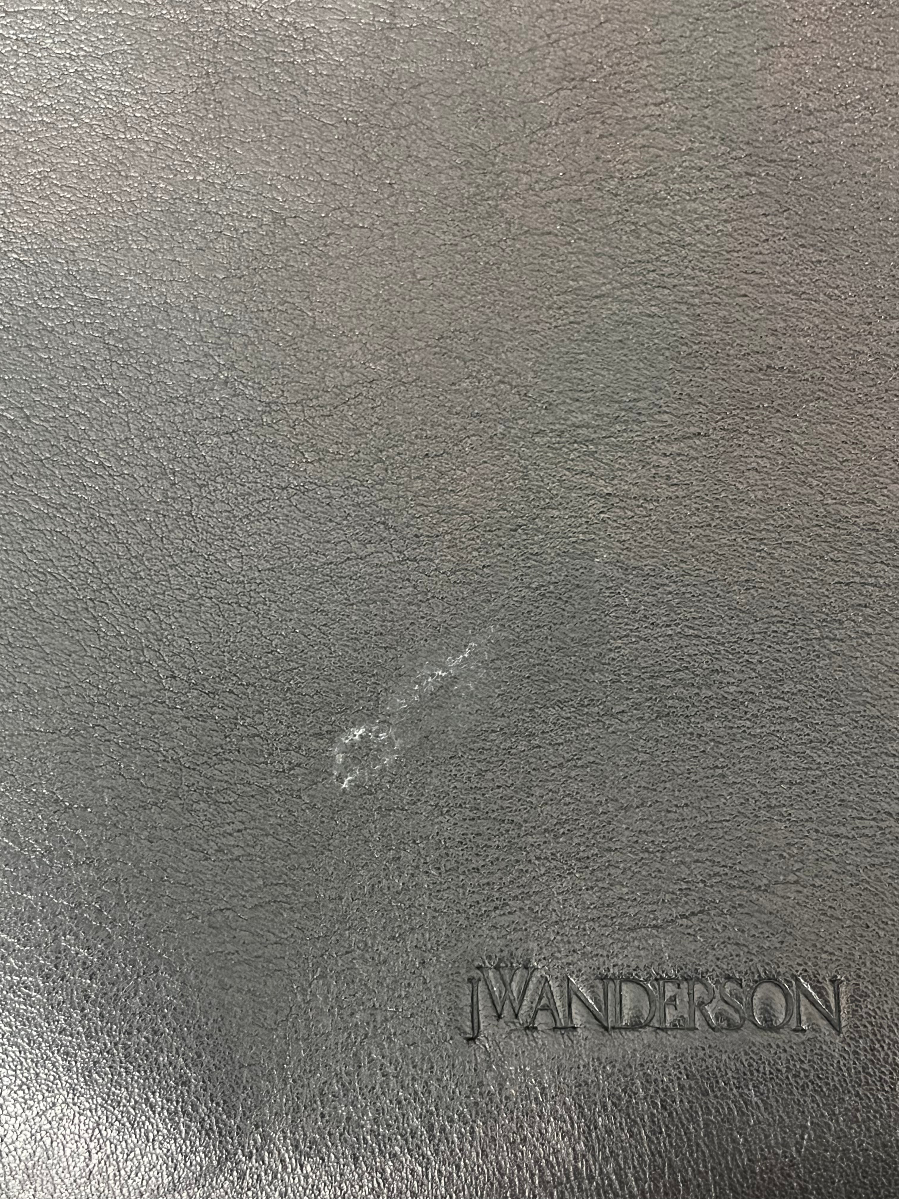 JW ANDERSON(J.W.ANDERSON)/Tote Bag/Leather/BLK/CORNER BAG view 4