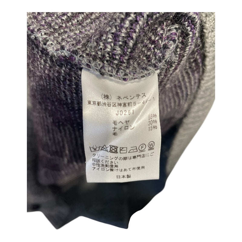 Needles/Cardigan/L/All Over Print/Wool/GRY/
