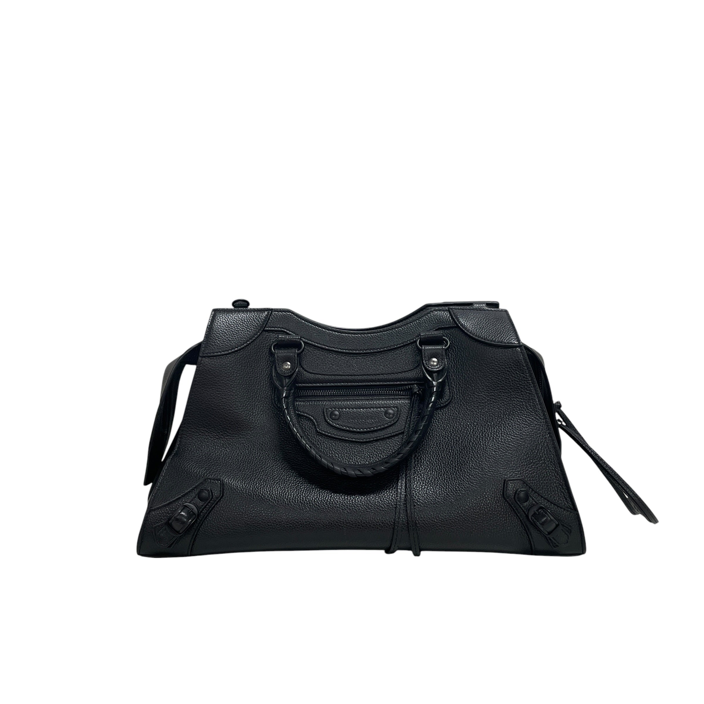 BALENCIAGA/Bag/Leather/BLK/MEDIUM CITY BAG view 1