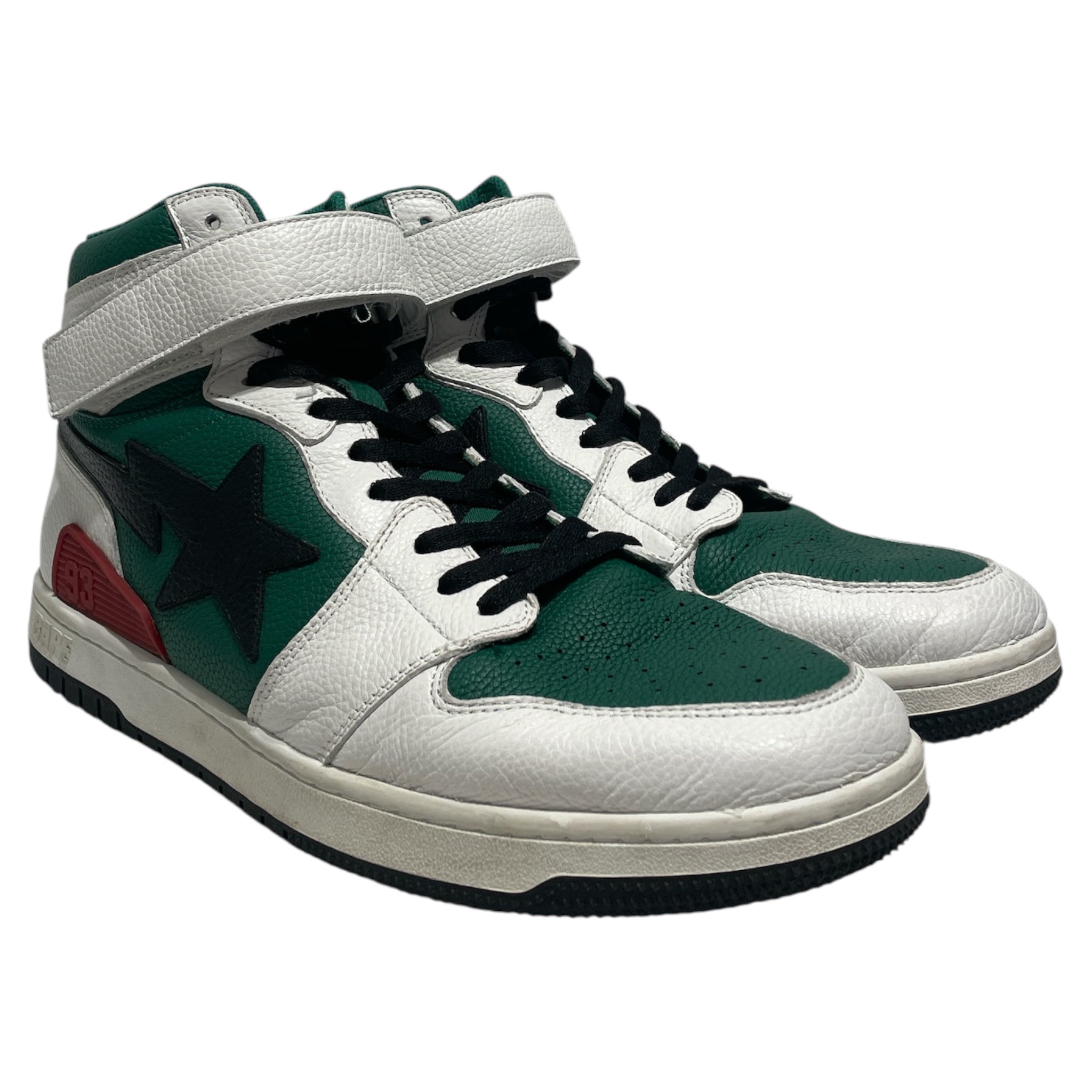 A BATHING APE/Hi-Sneakers/US 13/GRN/sk8sta high view 1