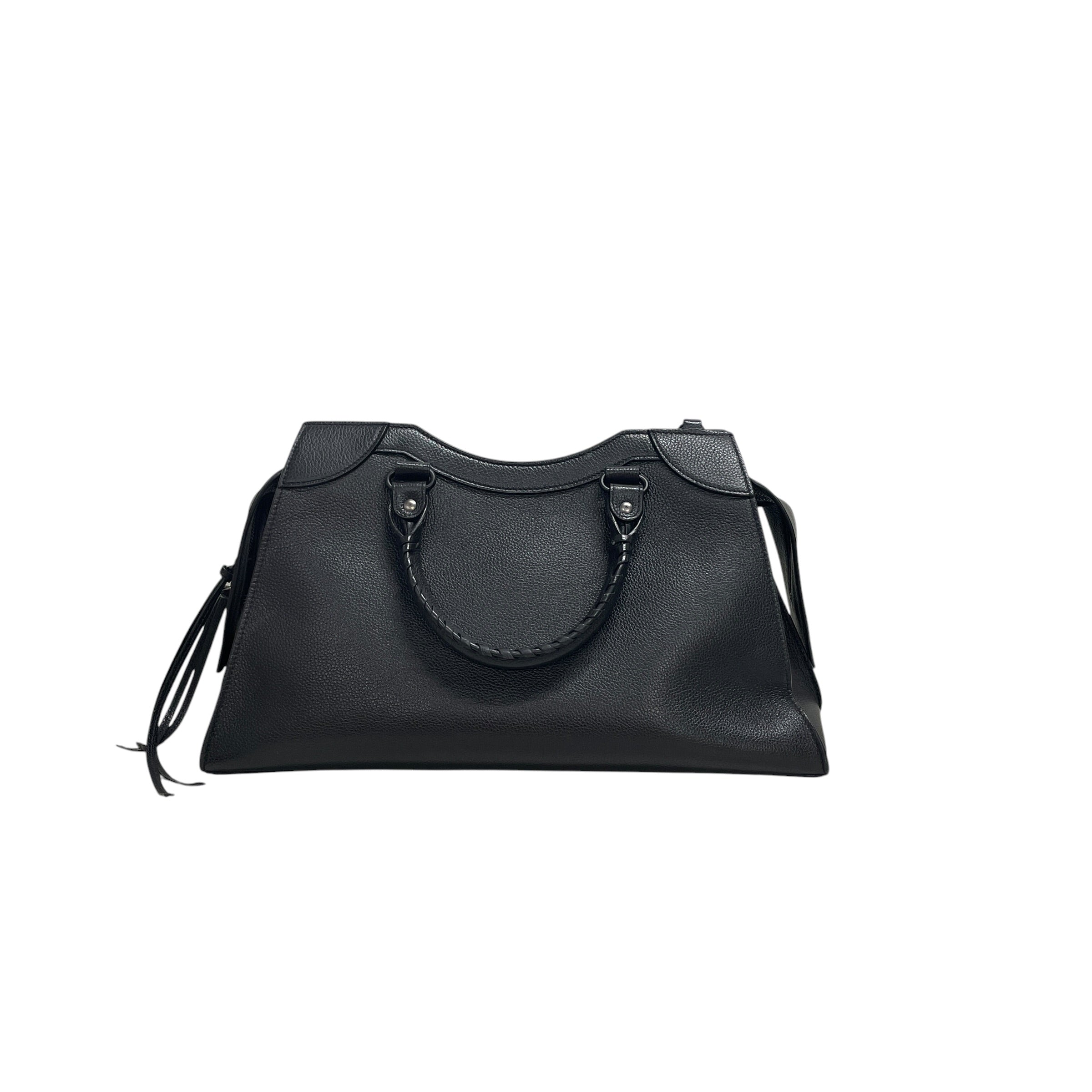 BALENCIAGA/Bag/Leather/BLK/MEDIUM CITY BAG view 2
