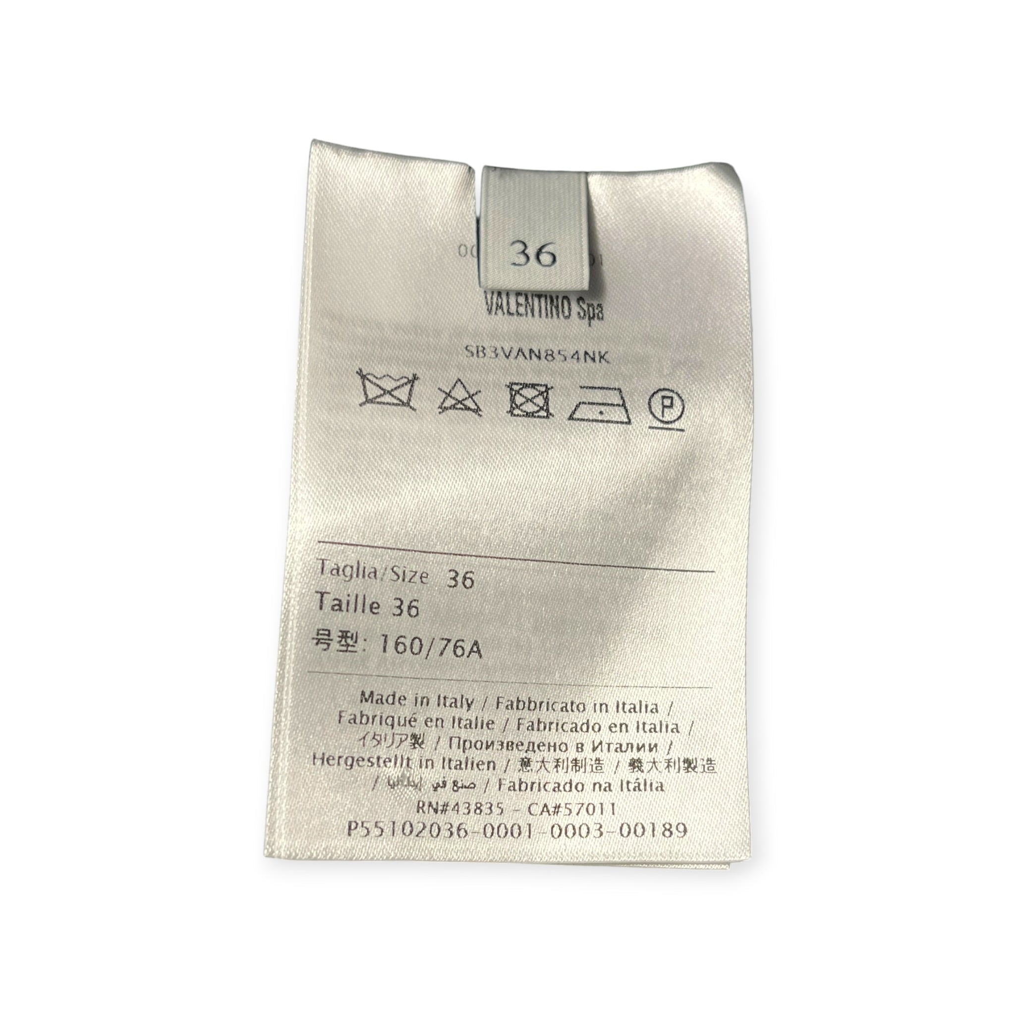 VALENTINO/LS Dress/36/Rayon/BLK/LOGO STRAP DRESS view 6