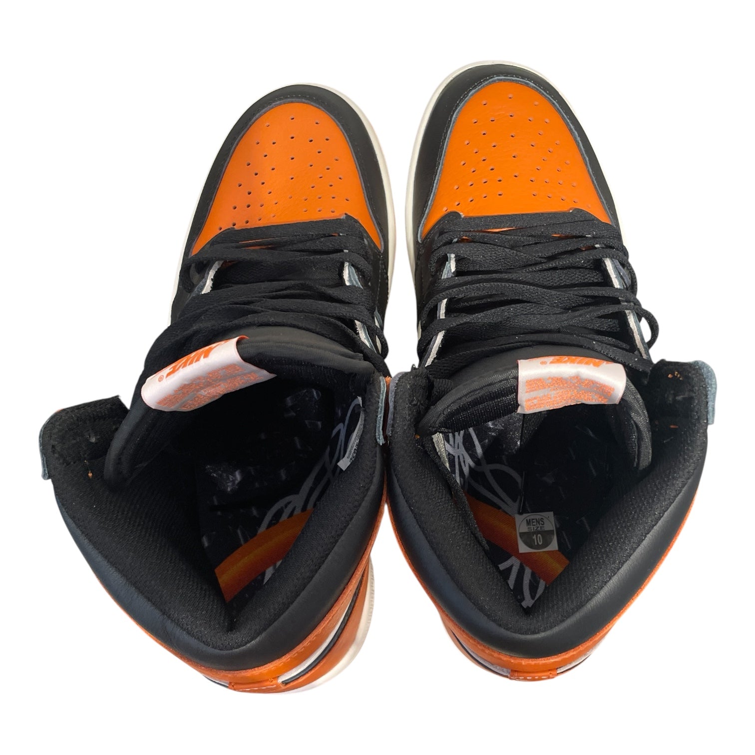 NIKE/Hi-Sneakers/US 10/Leather/ORN/Jordan 1 Shattered Backboard view 3
