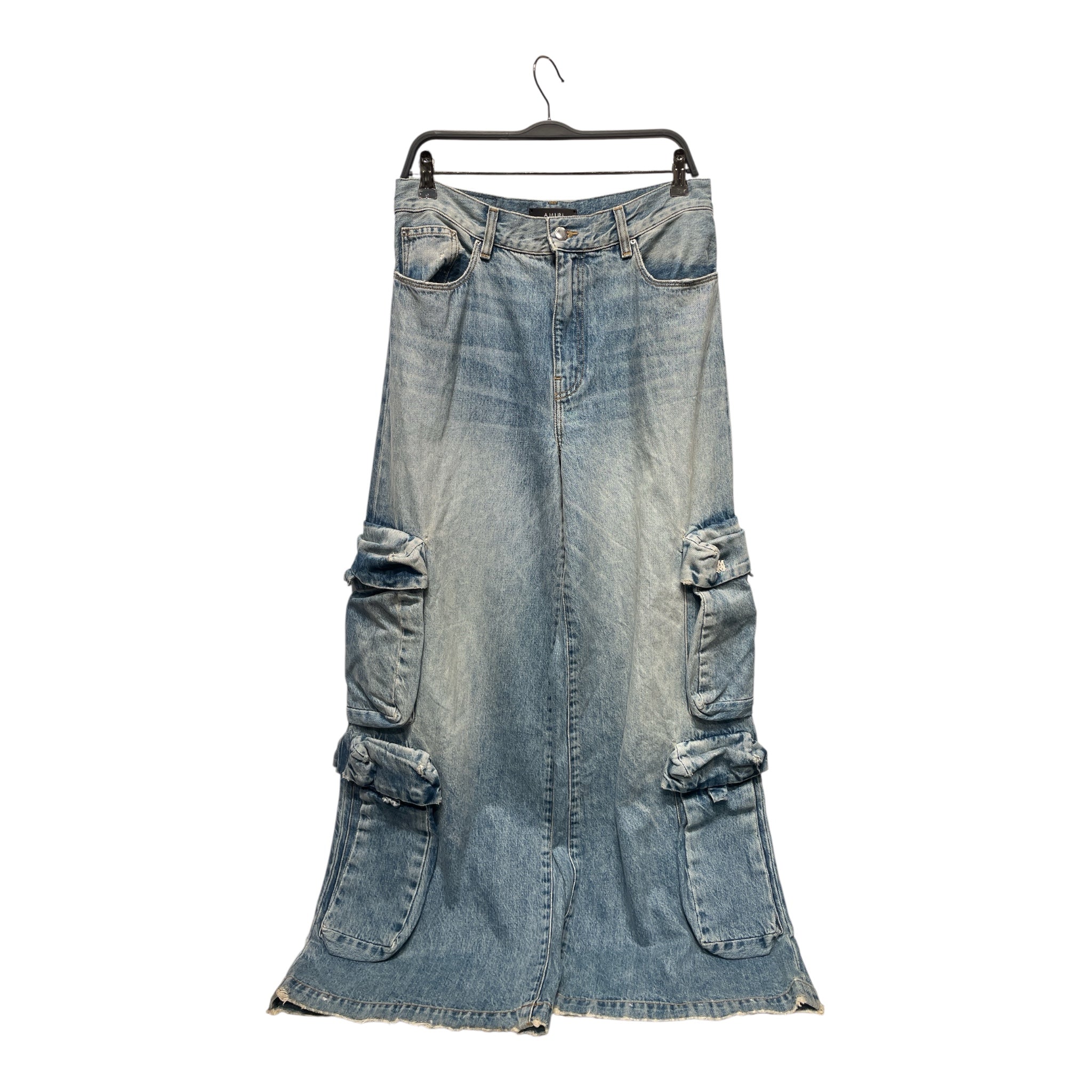 AMIRI/Pants/29/Cotton/BLU/BAGGY CARGO JEANS view 1