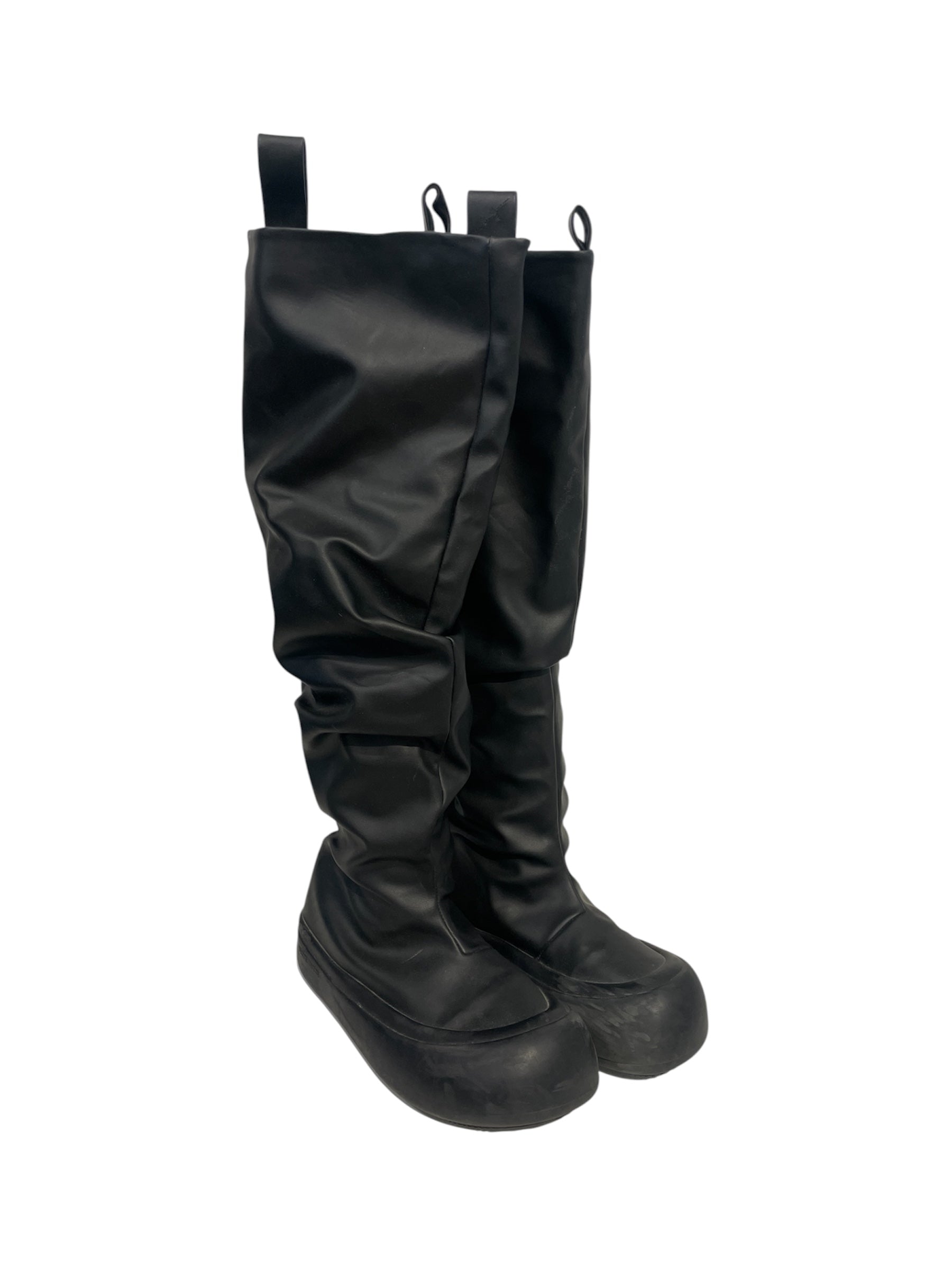 YUME YUME/Long Boots/EU 41/Leather/BLK/SUPER LONG PULL ON BOOT view 1