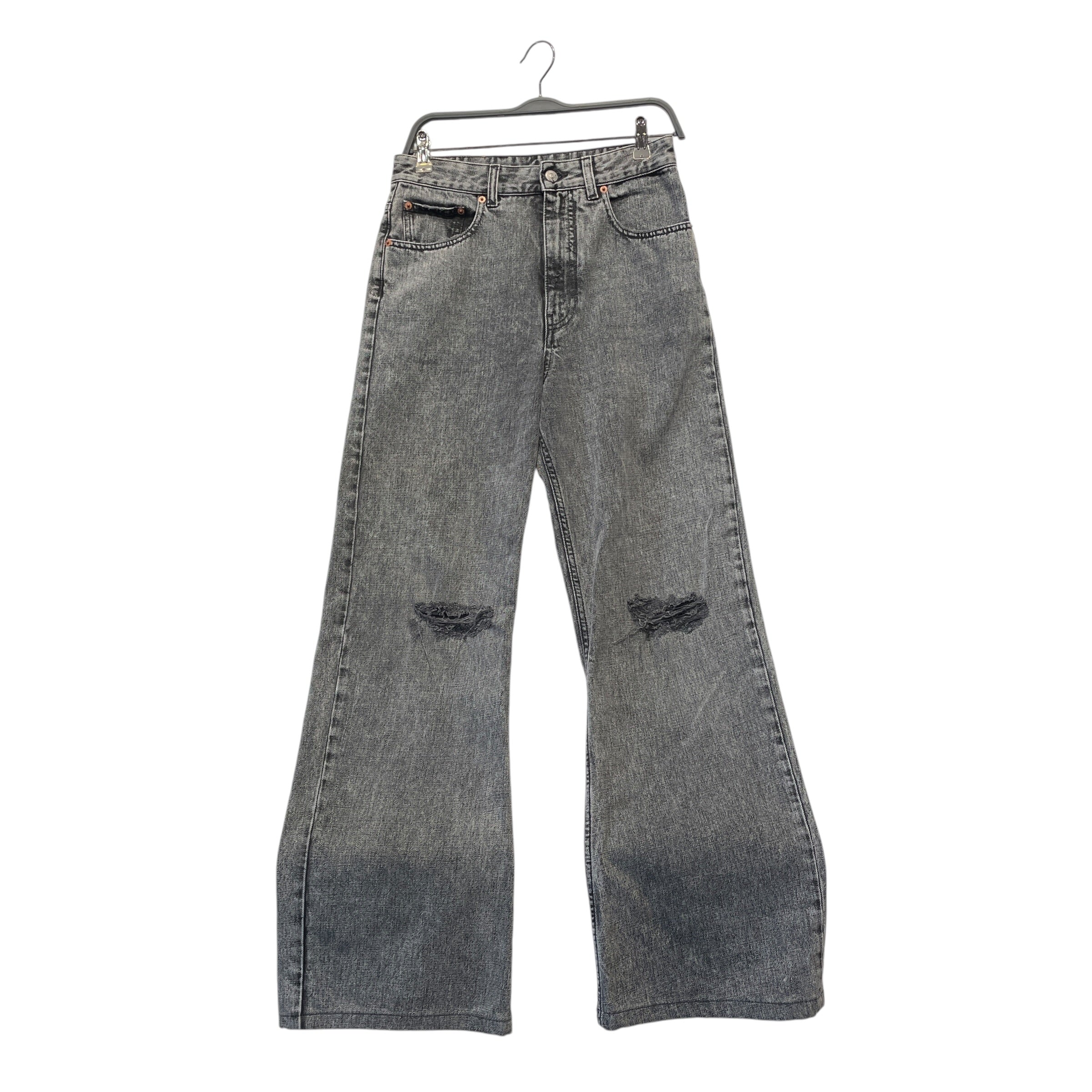 MM6/Wide Leg Pants/27/Denim/GRY/2024 WIDE LEG view 1