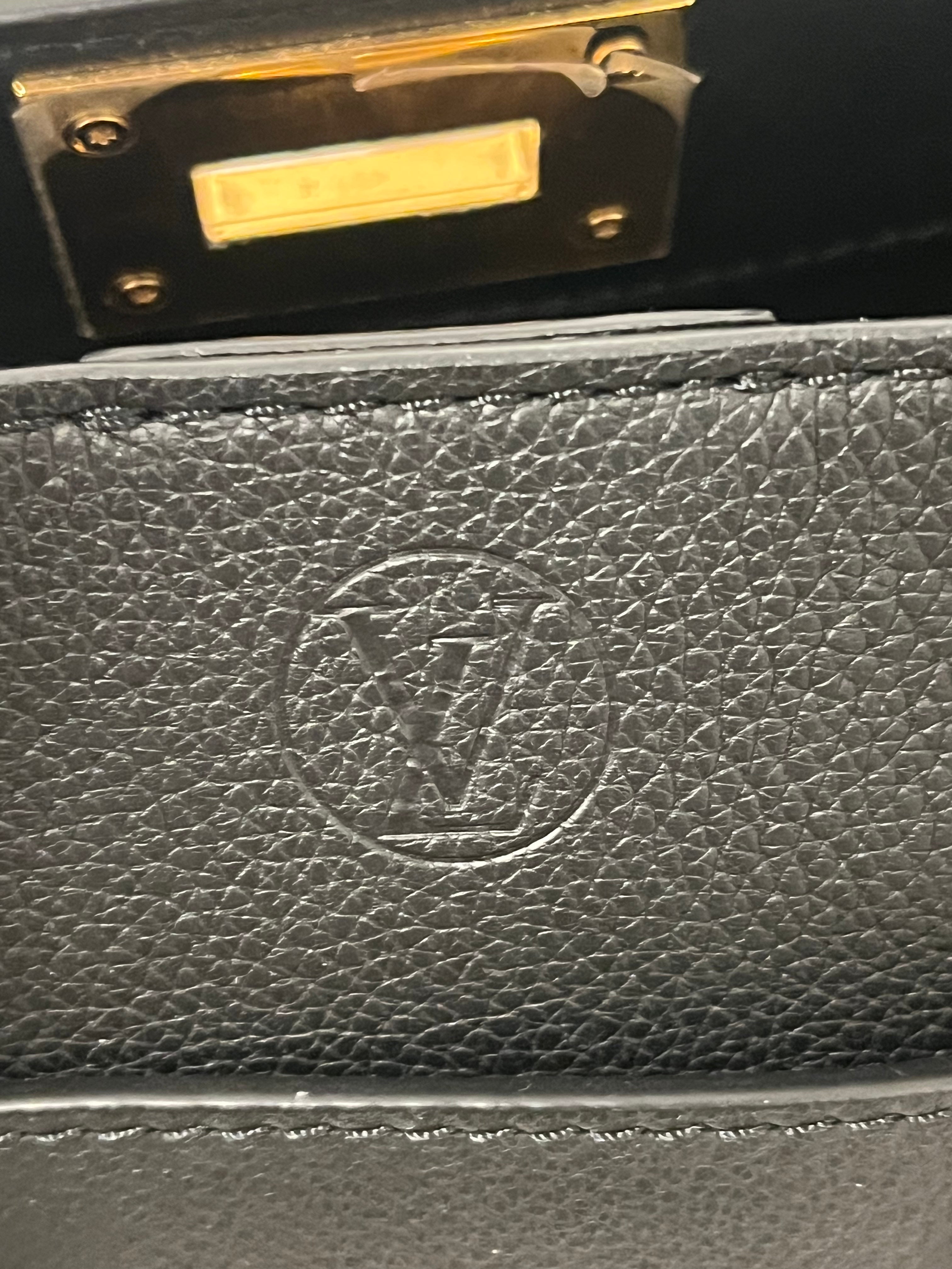 LOUIS VUITTON/Bag/Leather/BLK/ON MY SIDE PM HIGH view 4