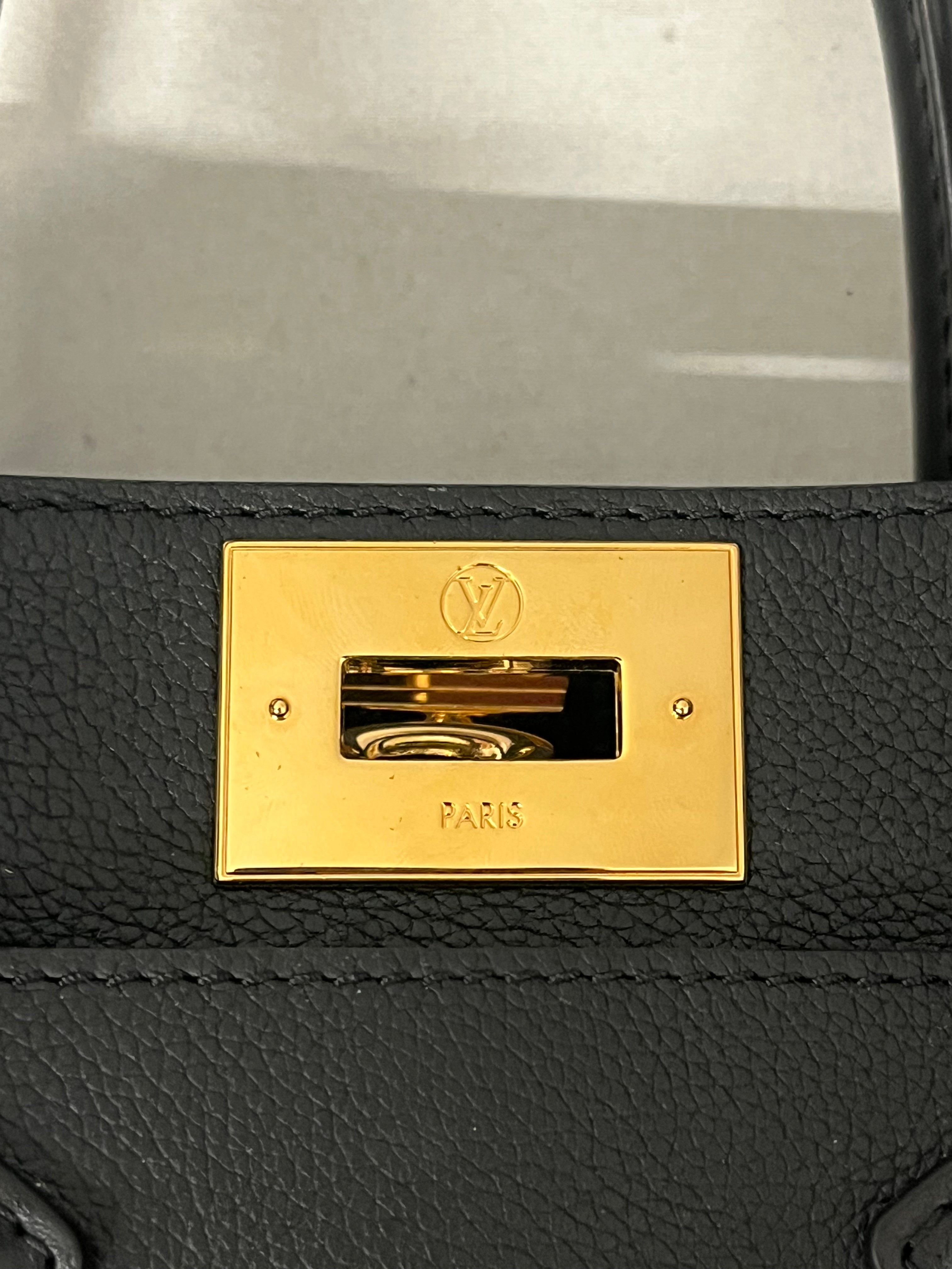 LOUIS VUITTON/Bag/Leather/BLK/ON MY SIDE PM HIGH view 6