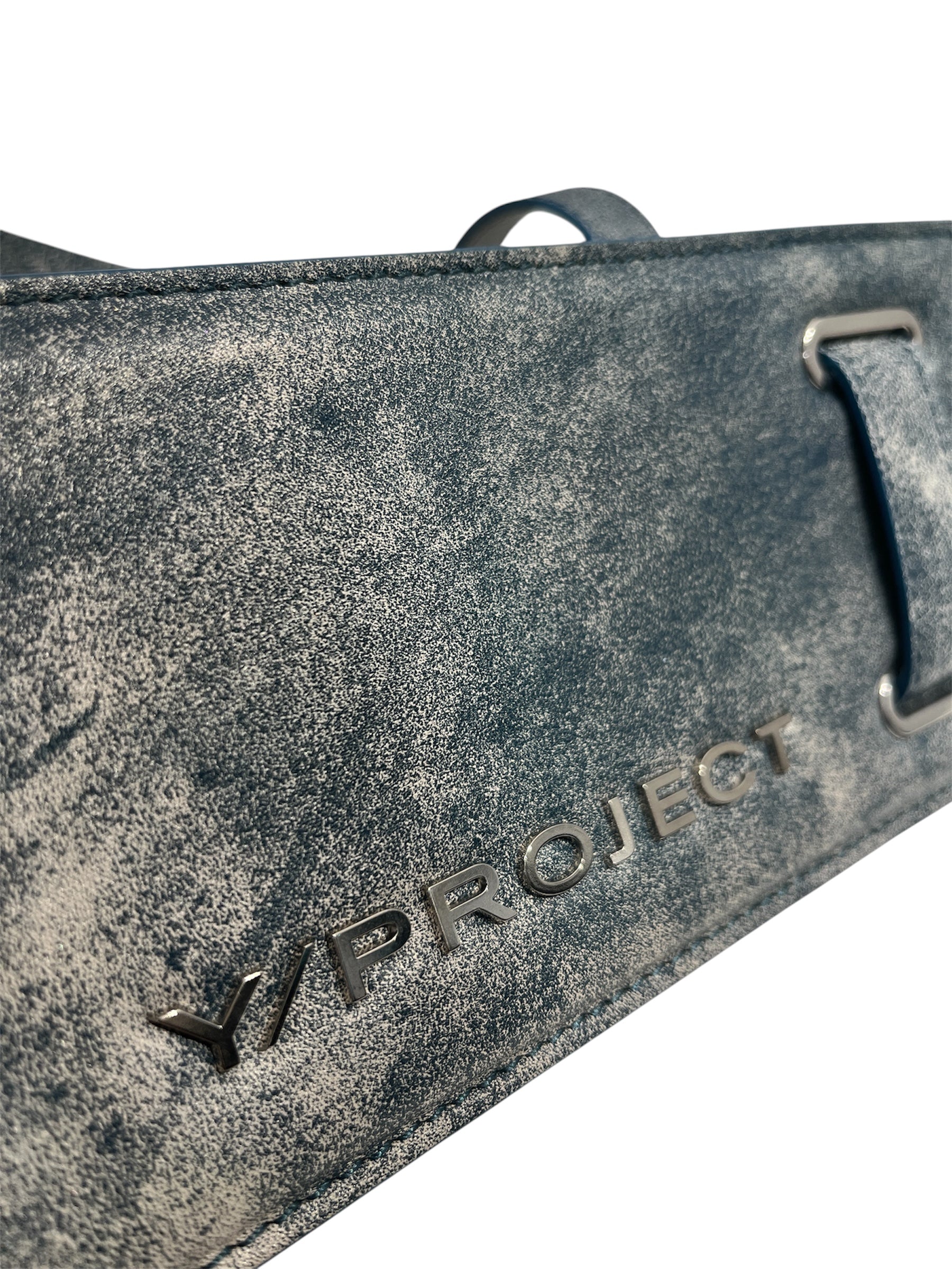 Y/PROJECT/Cross Body Bag/IDG/ACCORDIONBAGEDENIMCOLOR view 3