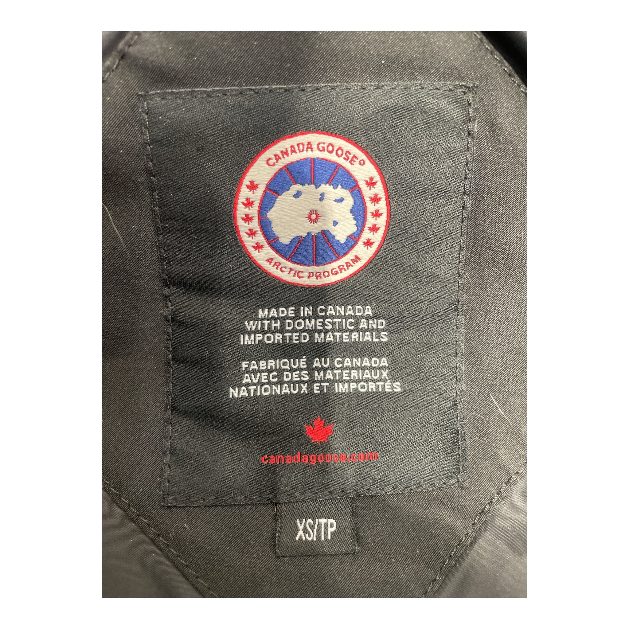 CANADA GOOSE/Jacket/XS/Nylon/BLK/down puffer parka view 3