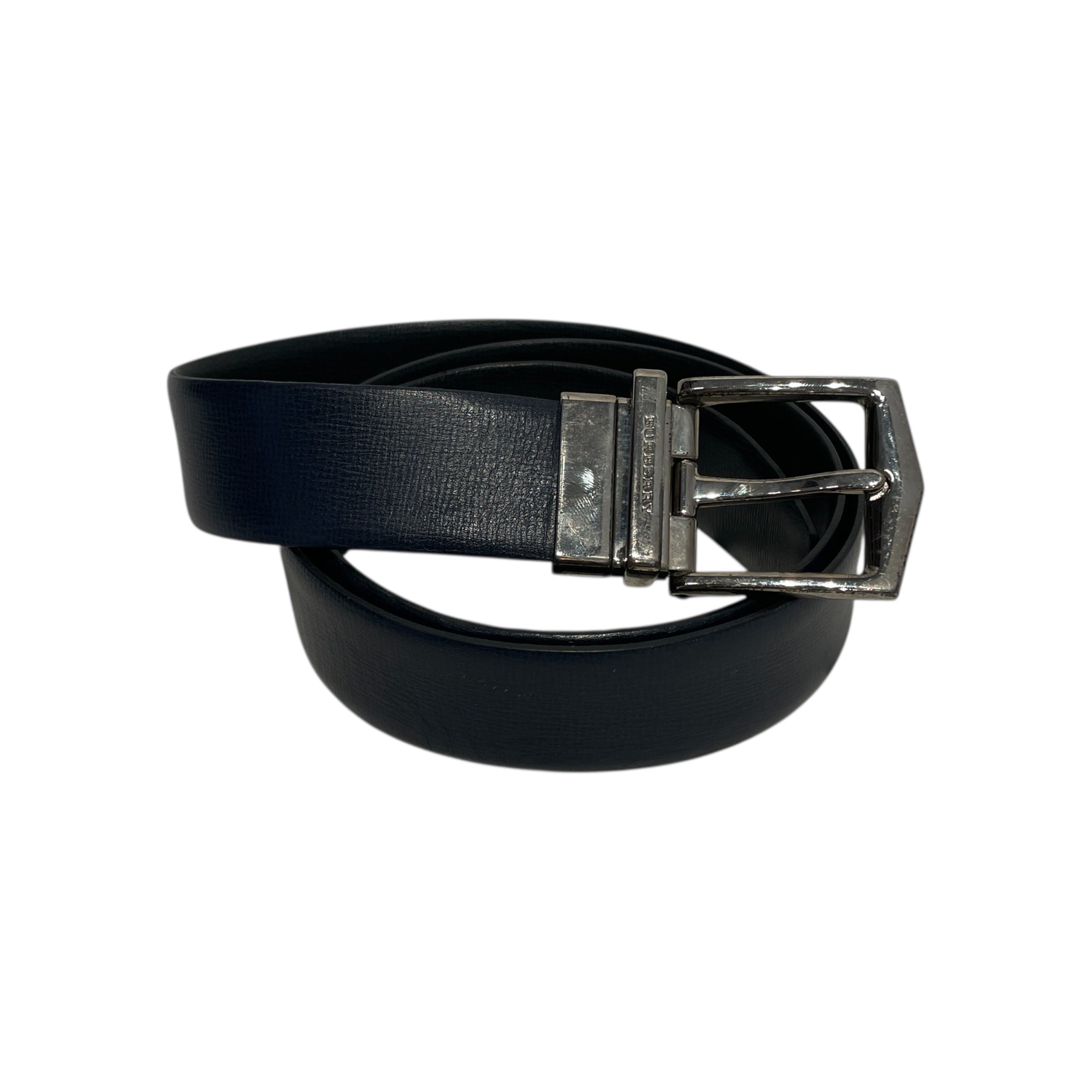 BURBERRY LONDON/Belt/Leather/BLK/ view 1