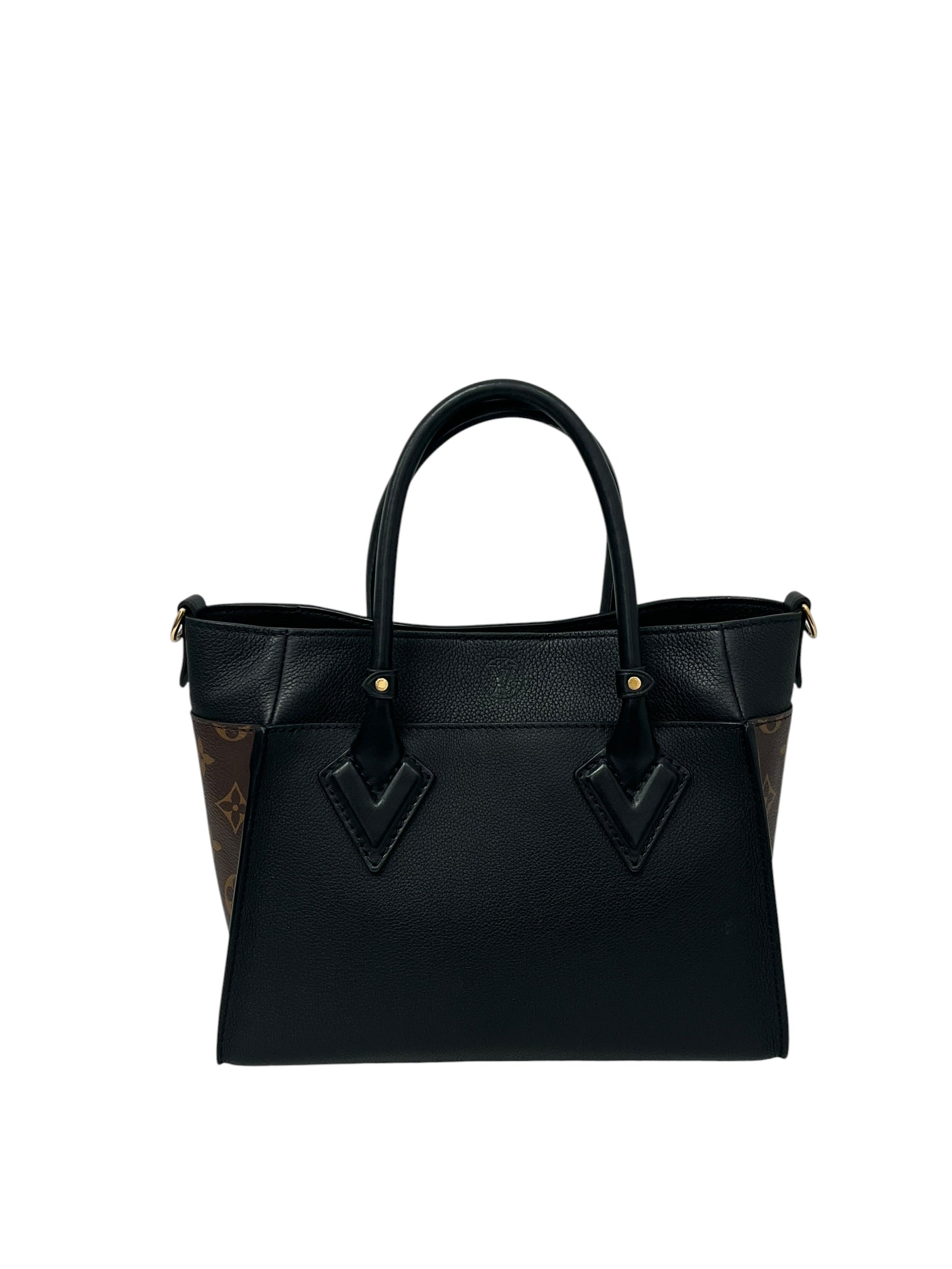 LOUIS VUITTON/Bag/Leather/BLK/ON MY SIDE PM HIGH view 2