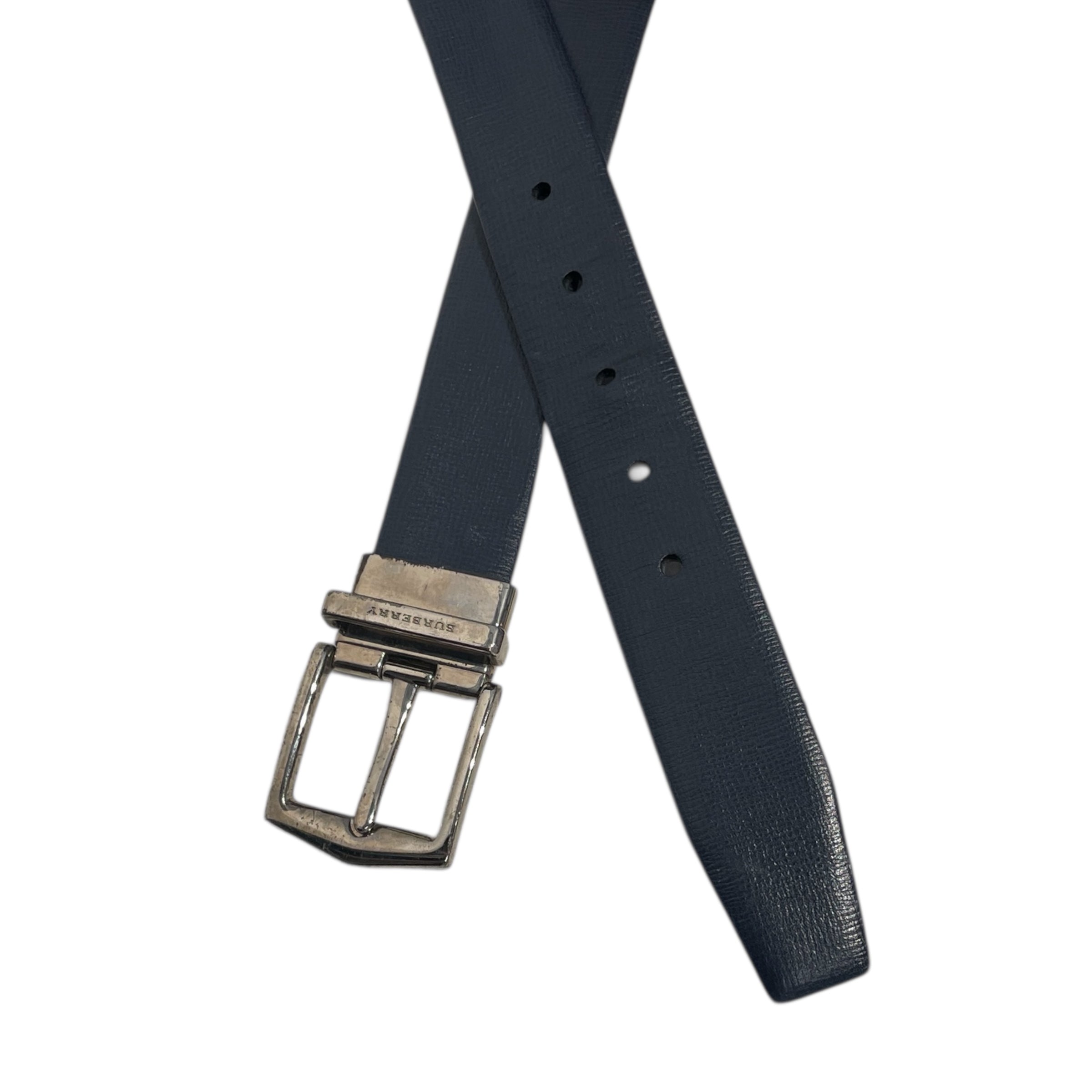 BURBERRY LONDON/Belt/Leather/BLK/ view 2