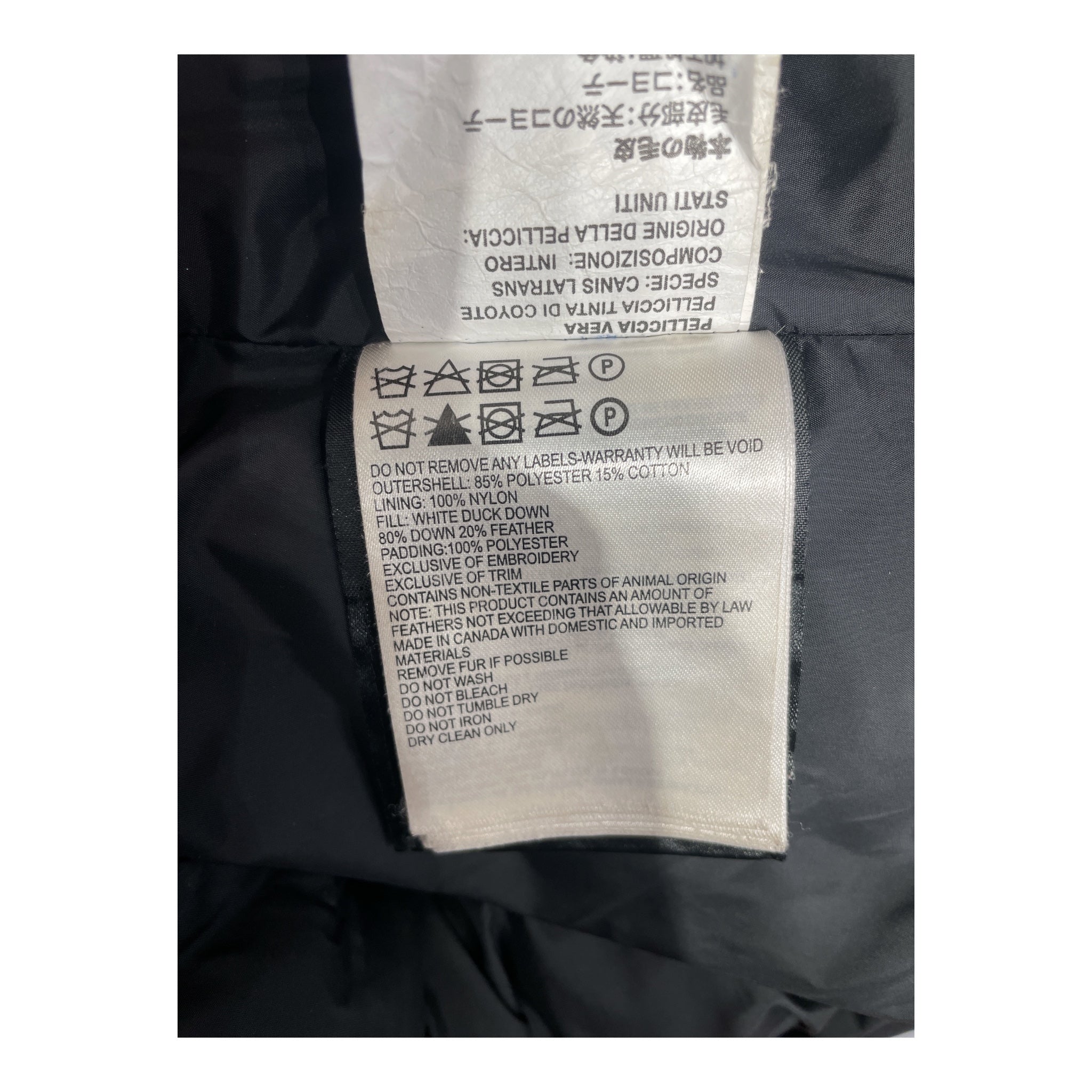 CANADA GOOSE/Jacket/XS/Nylon/BLK/down puffer parka view 4