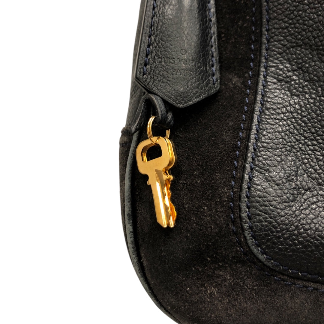 LOUIS VUITTON/Hand Bag/Monogram/Leather/BLK/Audacieuse view 5