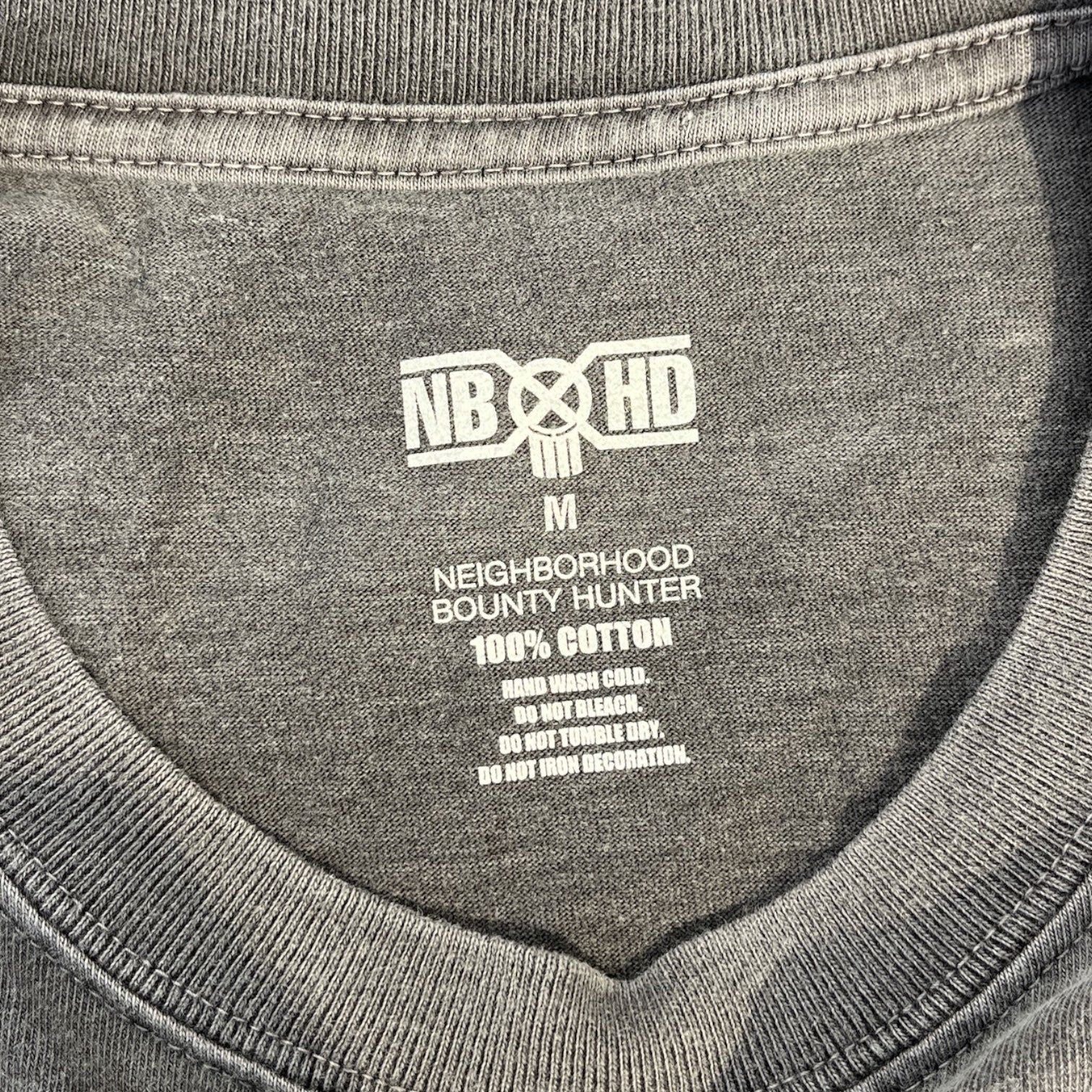 NEIGHBORHOOD/T-Shirt/M/Cotton/GRY/capn crunch red font logo view 3