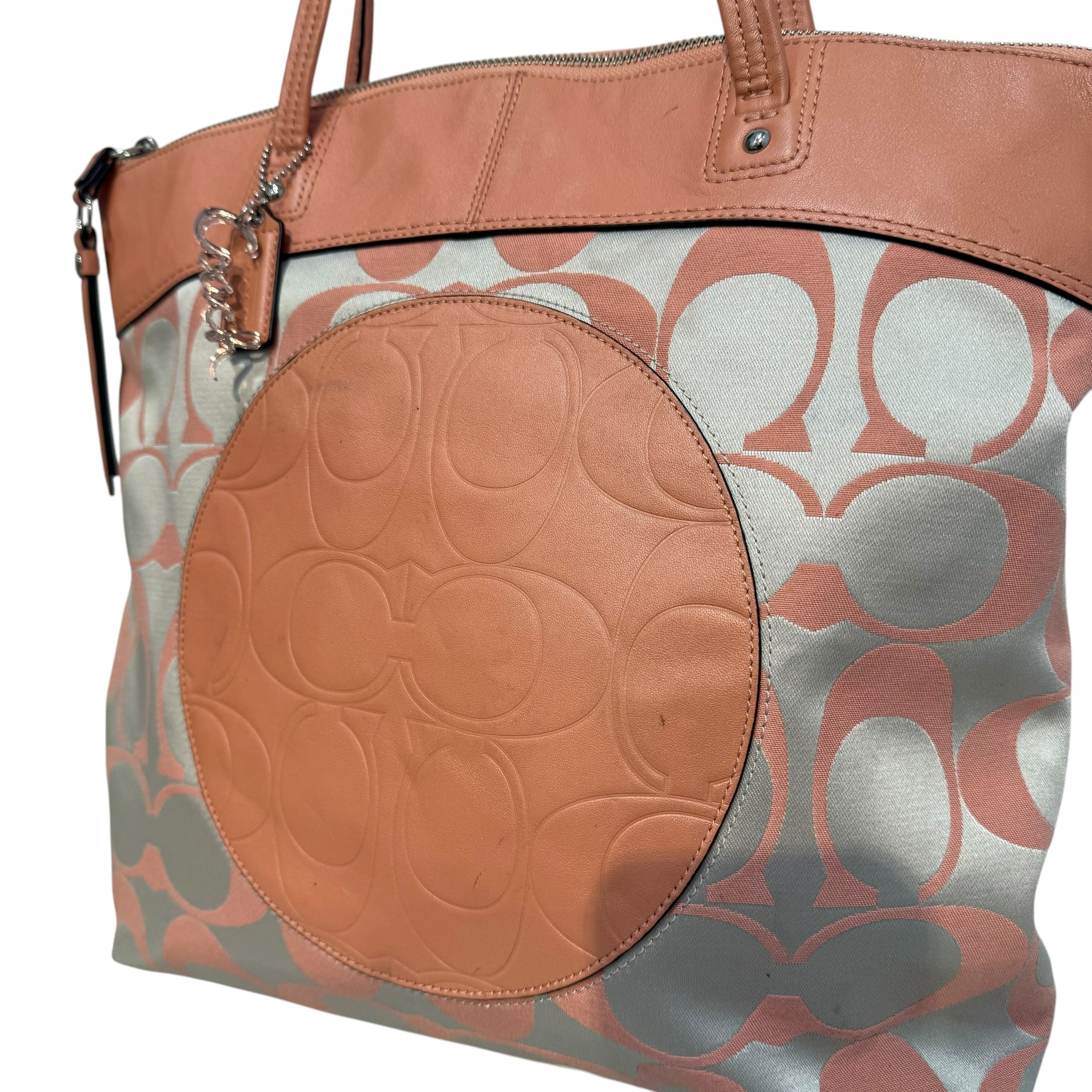 COACH/Bag/Monogram/Nylon/PNK/PInk tote view 3