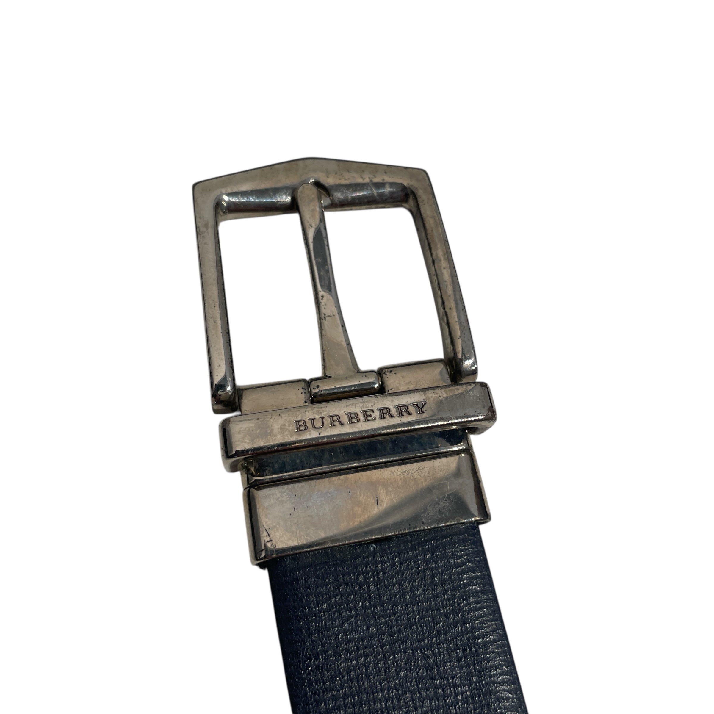 BURBERRY LONDON/Belt/Leather/BLK/ view 3