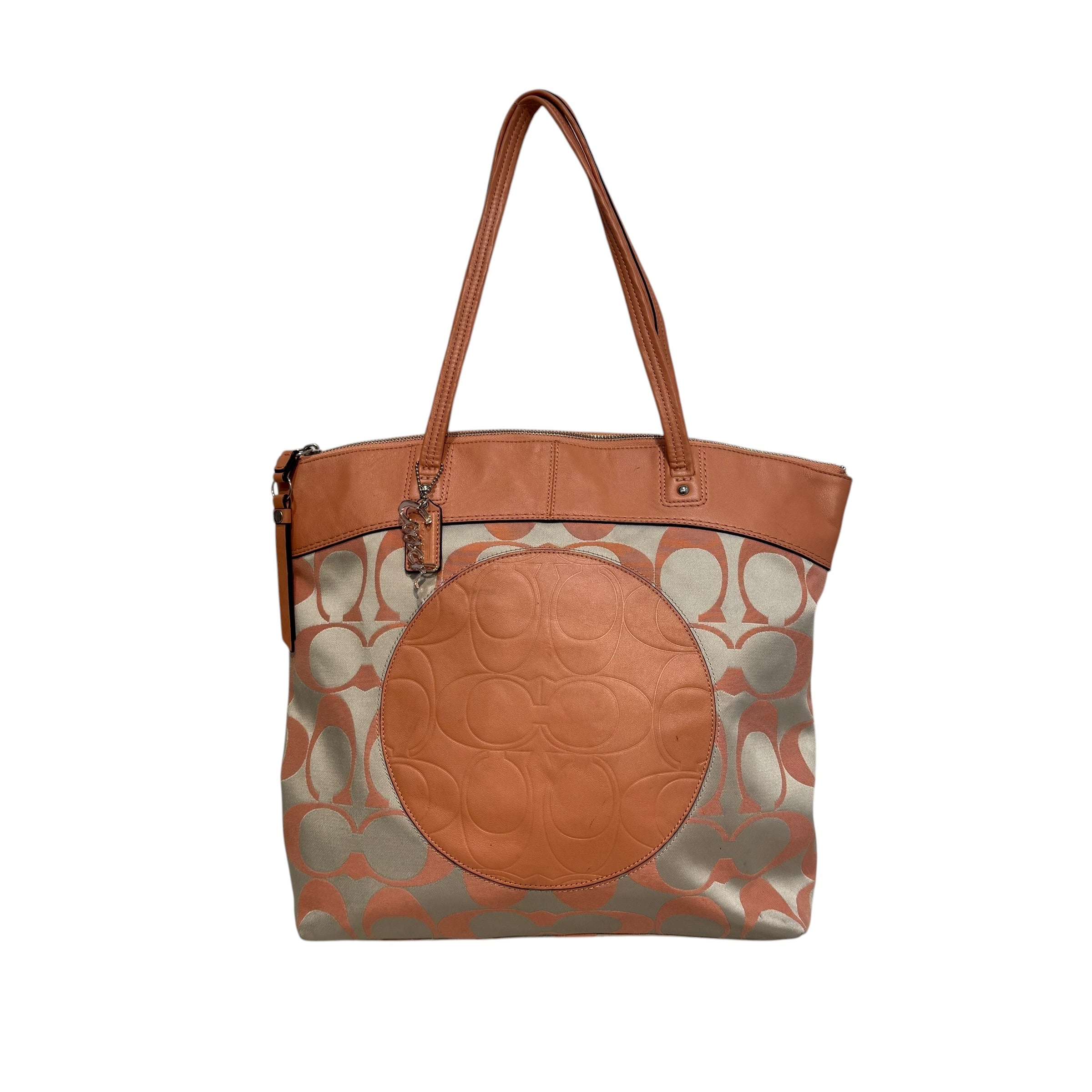 COACH/Bag/Monogram/Nylon/PNK/PInk tote view 1